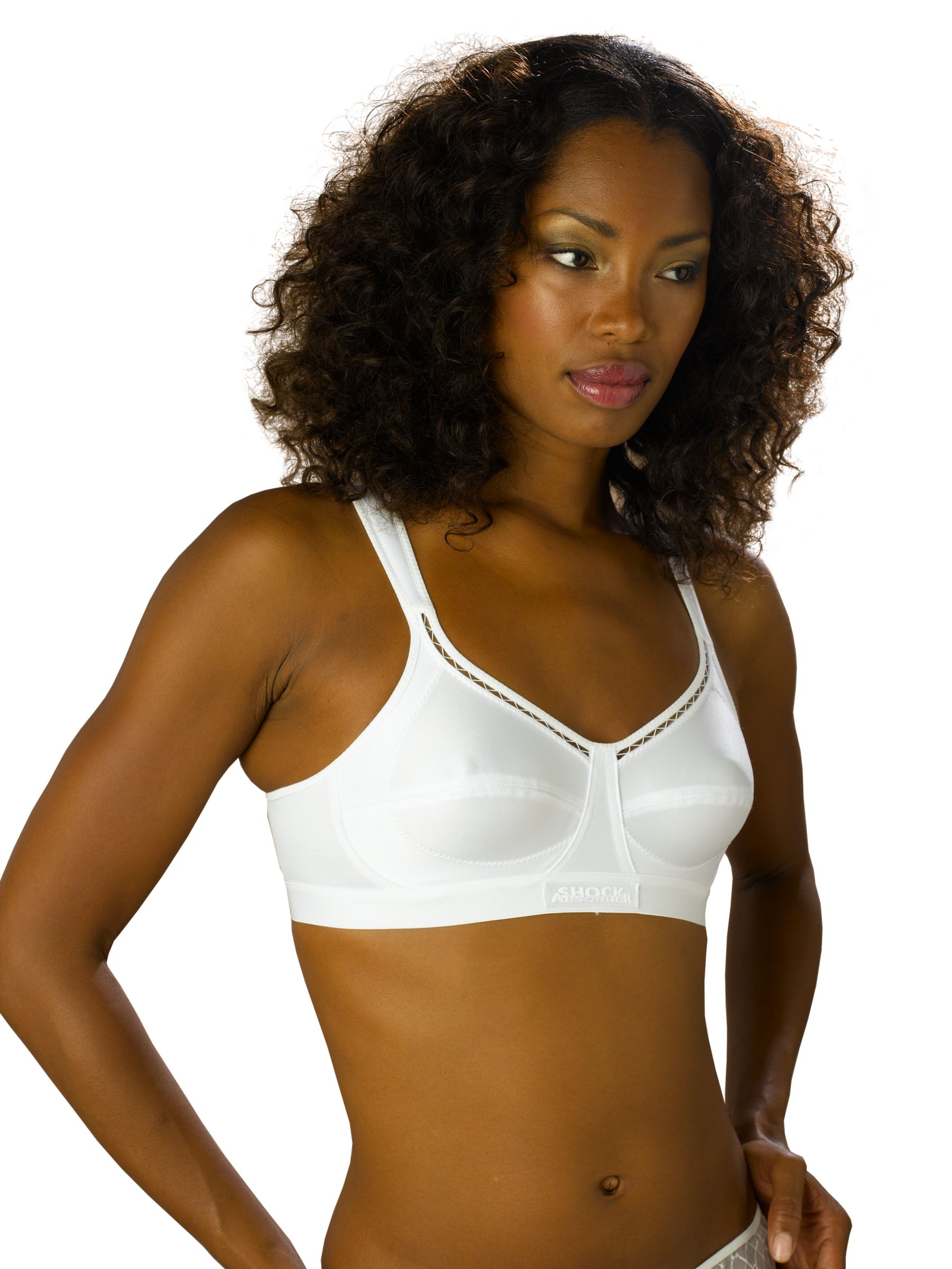 Shock Absorber Classic Sports Bra, White, 38B