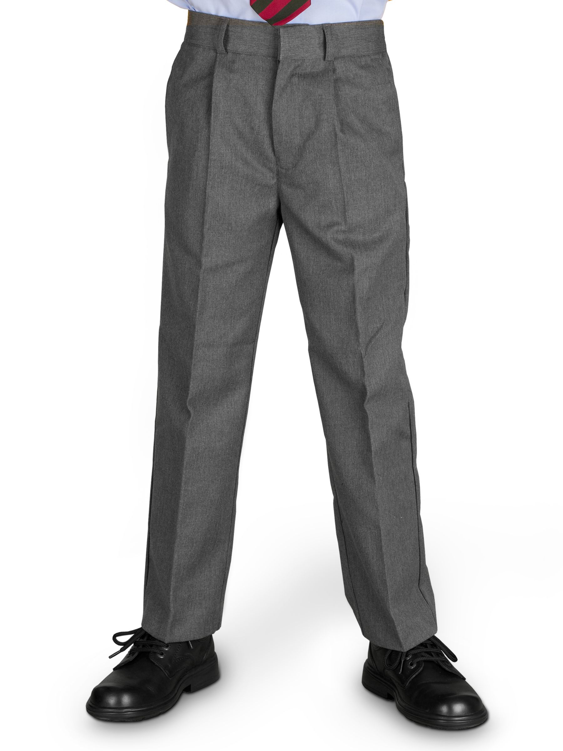 Pleat Front Trews, Grey, Waist 28'' (71cm)
