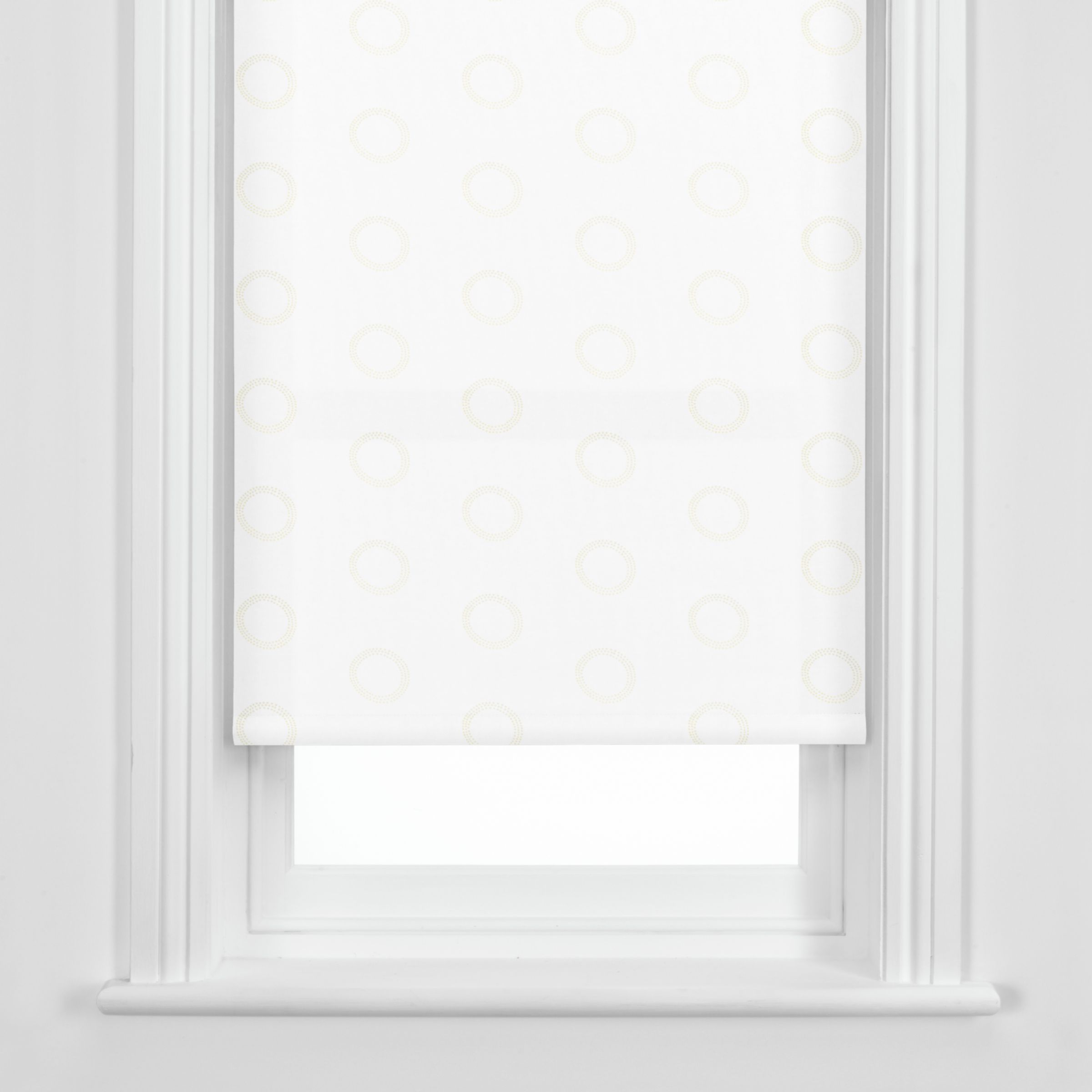 john lewis Chorus Roller Blind, White, W61cm