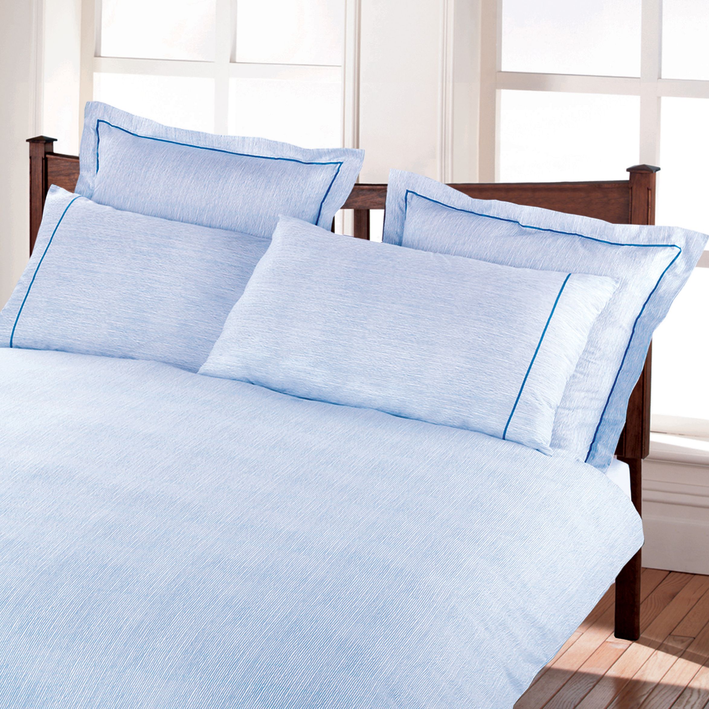 John Lewis Milano Duvet Cover, Chambray, Double