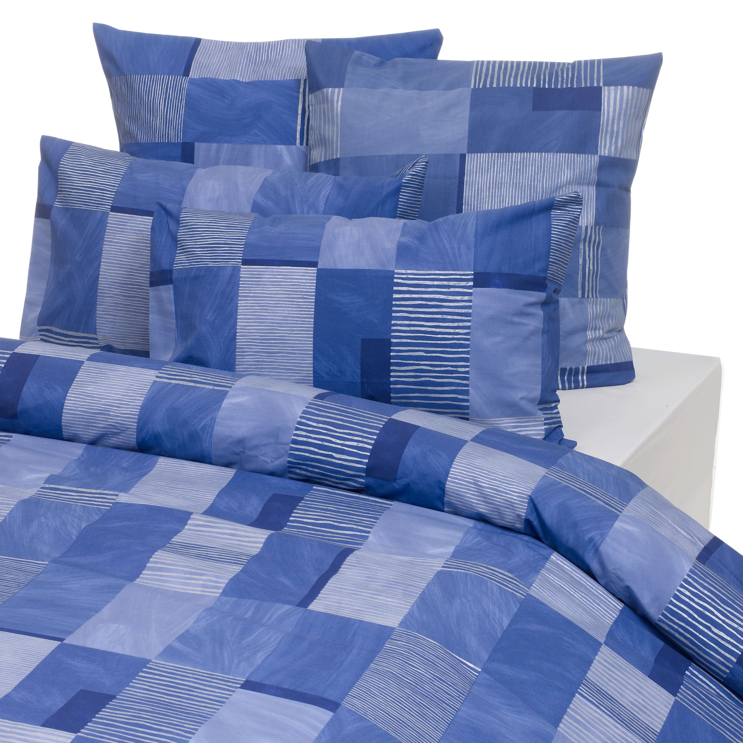 John Lewis San Marino Duvet Covers, Denim