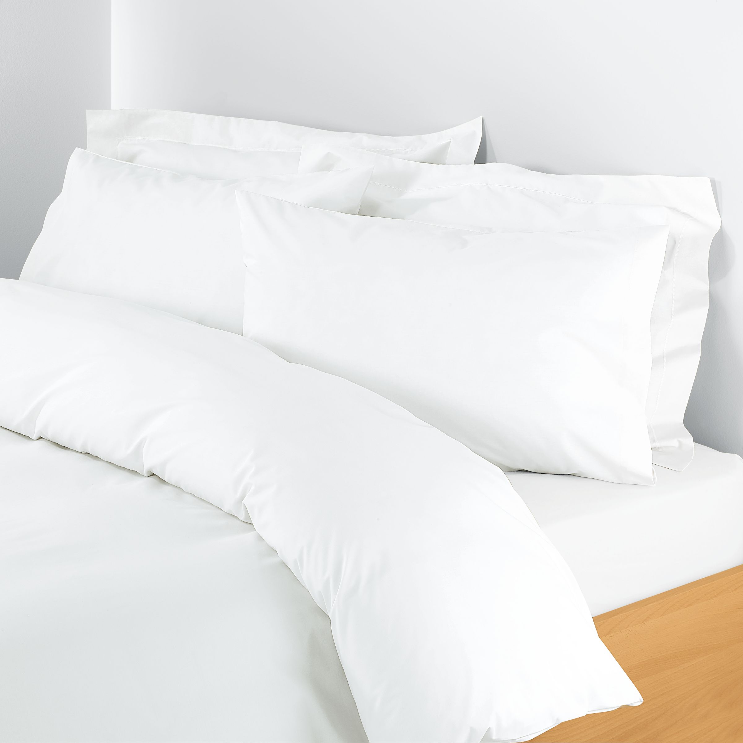 Unbranded Polycotton Duvet Cover, Super Kingsize, White