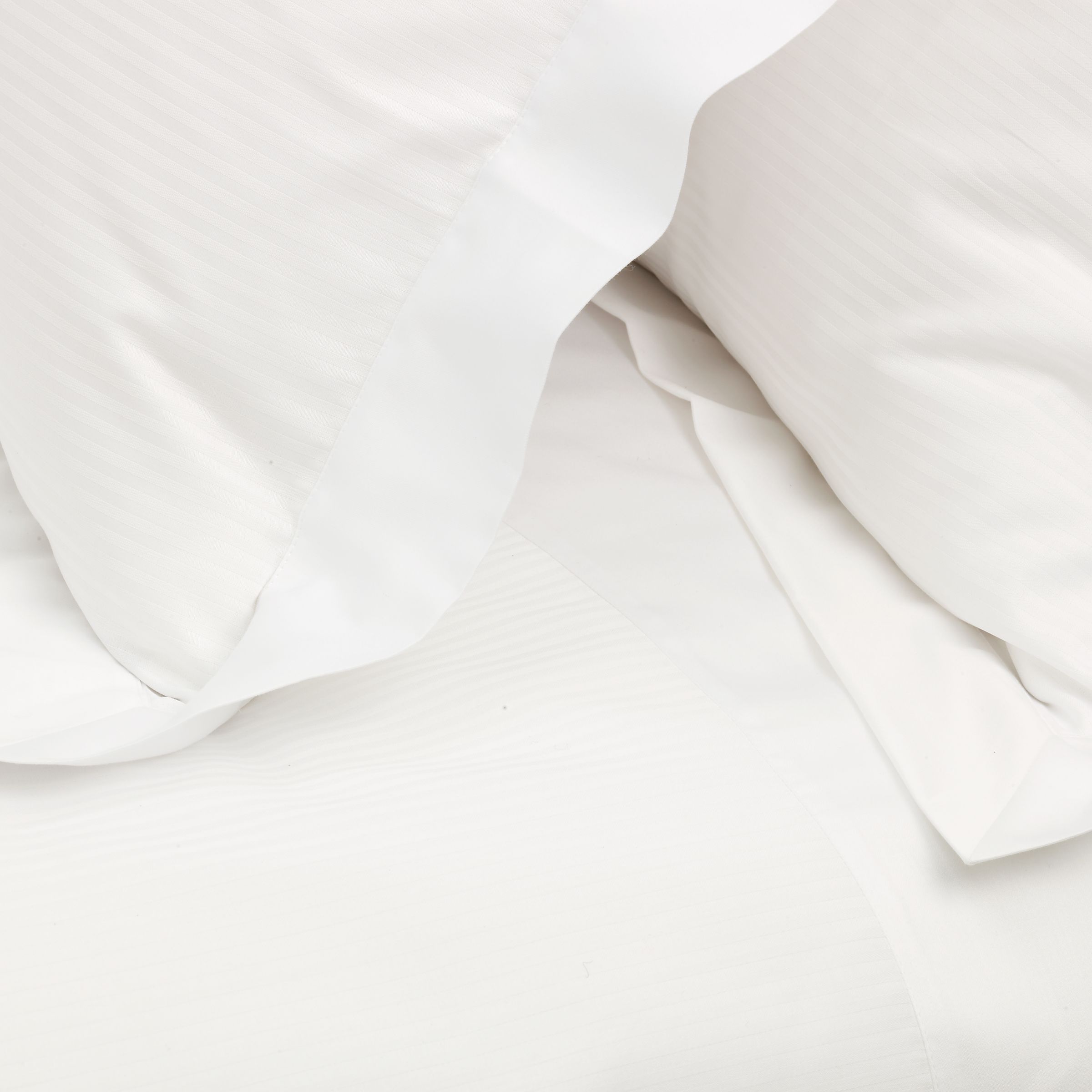 John Lewis Laura Duvet Covers, White