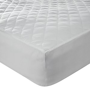 Polycotton Quilted Mattress Protector, Kingsize