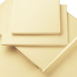 John Lewis Polycotton Percale Fitted Sheet, Primrose, Super Kingsize at John Lewis Department Store