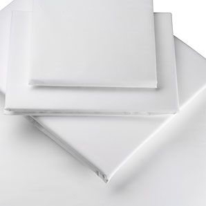 John Lewis Polycotton Percale Fitted Sheets, White