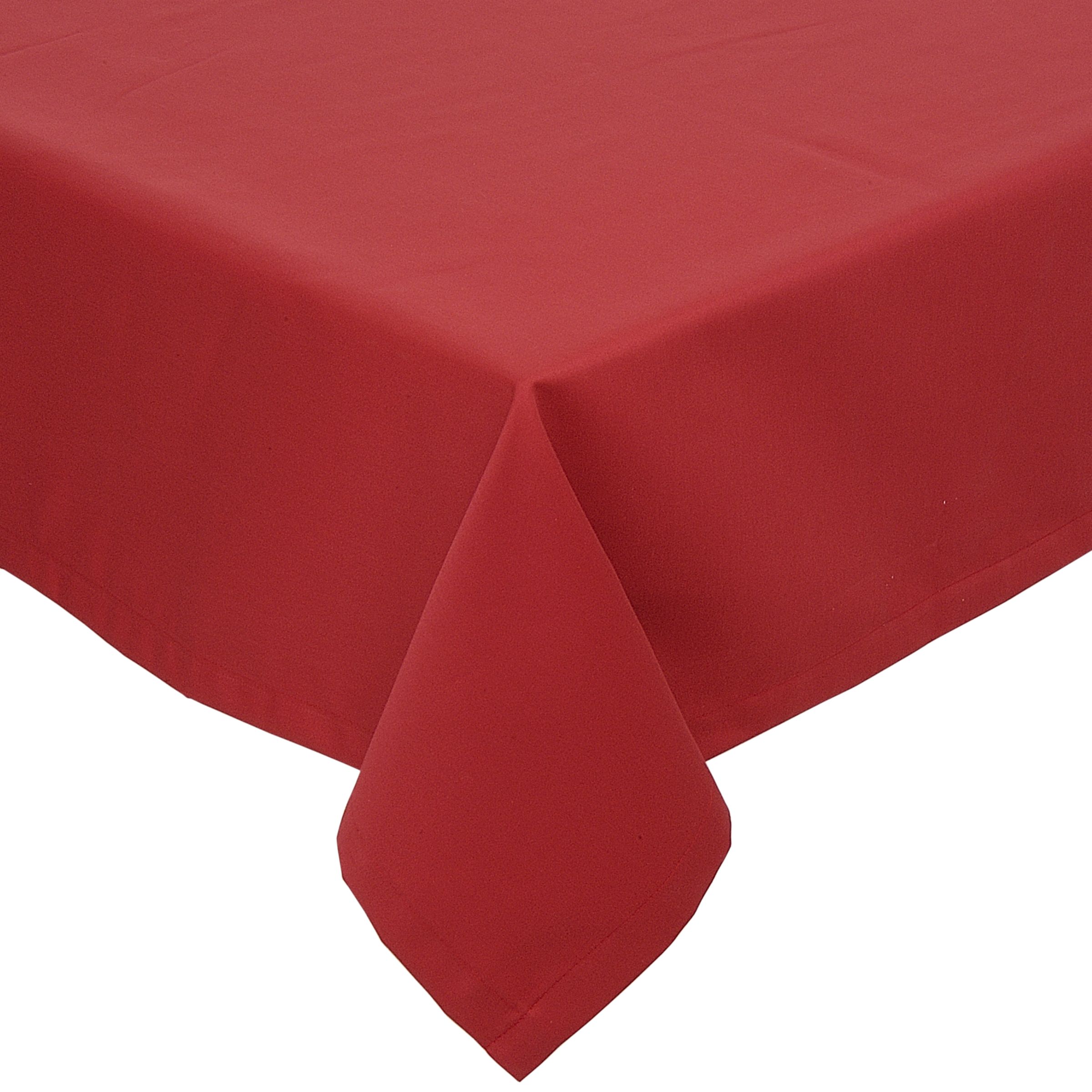 John Lewis Mezzo Tablecloth, Red, Oblong 177 x 320cm at John Lewis Department Store