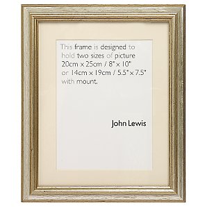 John Lewis Amelia Frame, Silver, 8 x 10 (20 x 25cm)