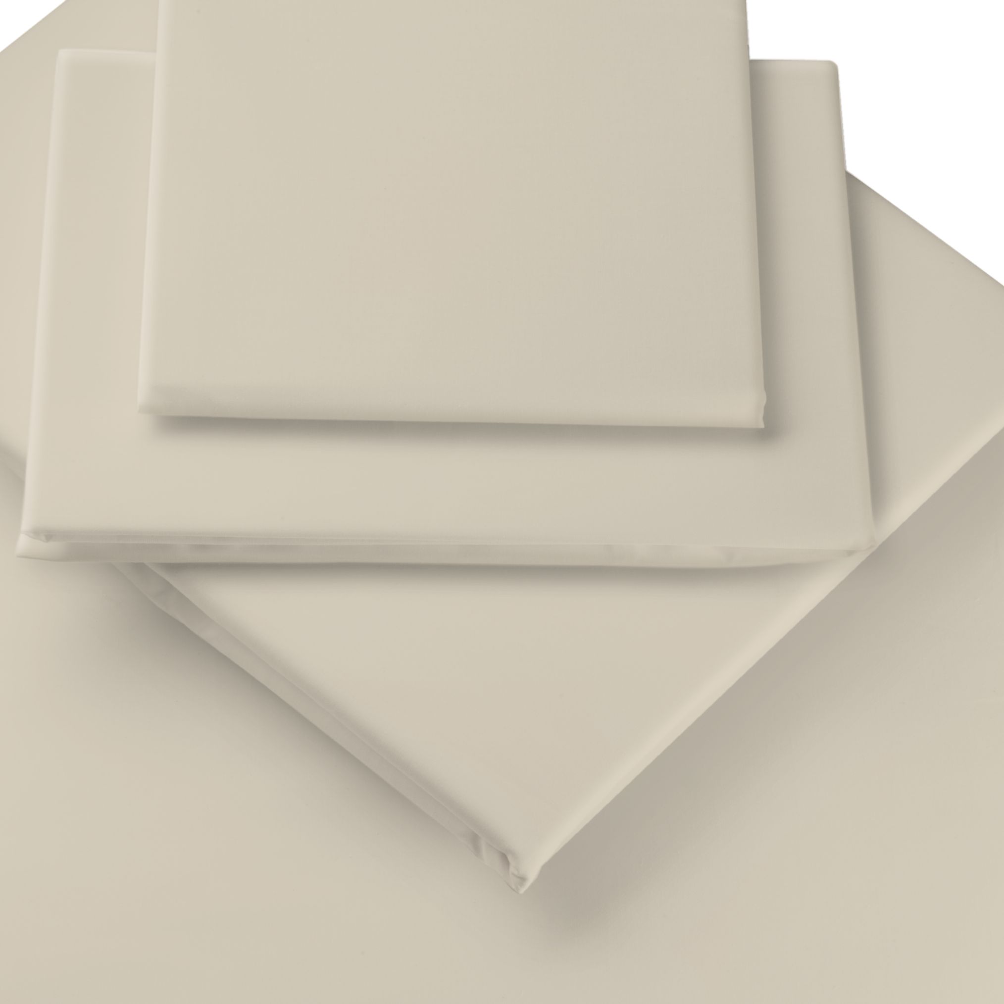 John Lewis Fine Egyptian Cotton Flat Sheet, Parchment, Double at John Lewis Department Store