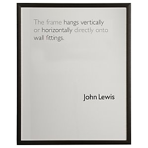 John Lewis Photo Frame, Black, 10 x 12 (25 x 30cm)