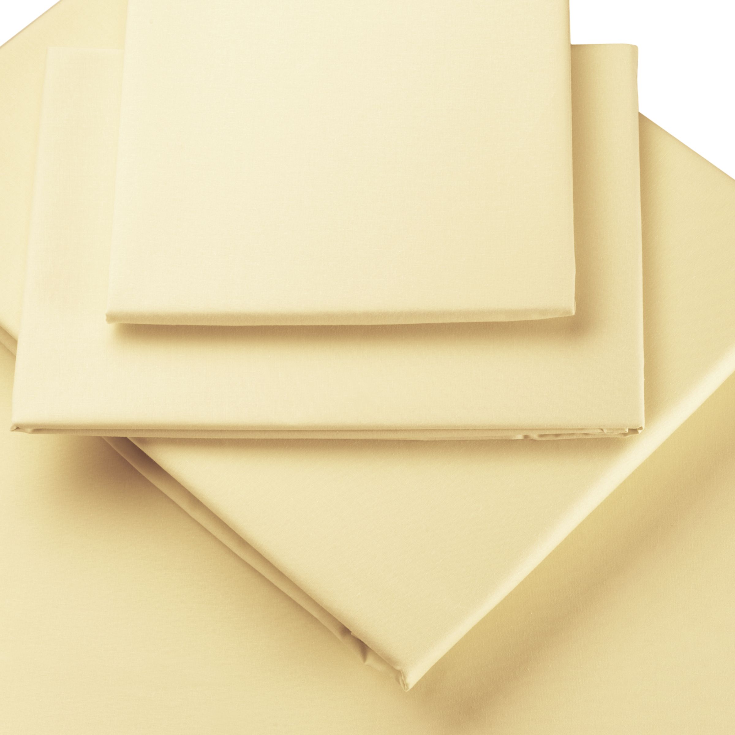 John Lewis Polycotton Percale Valance, Primrose, Super Kingsize at John Lewis Department Store