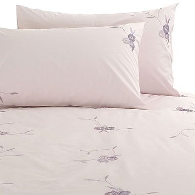 John Lewis Jasmine Duvet Covers, Shell Pink