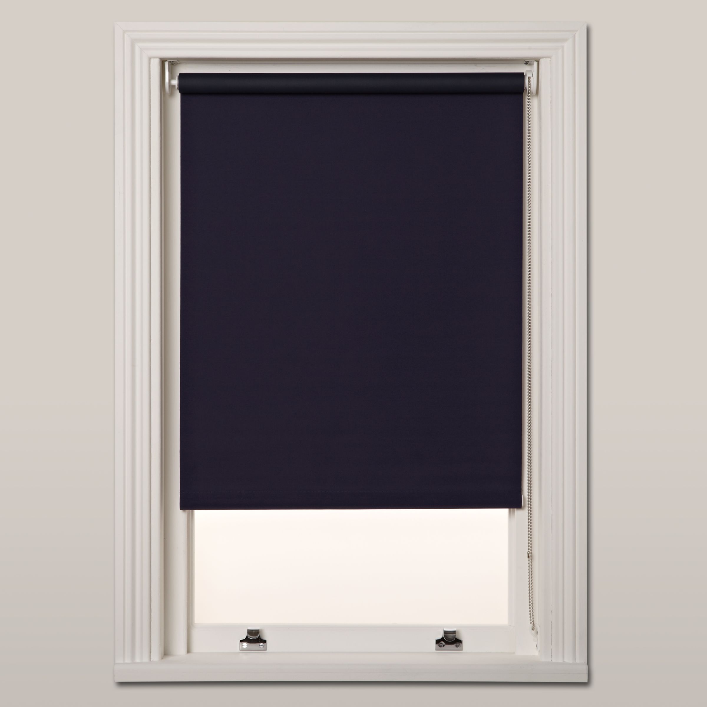 John Lewis Blackout Roller Blinds, Indigo