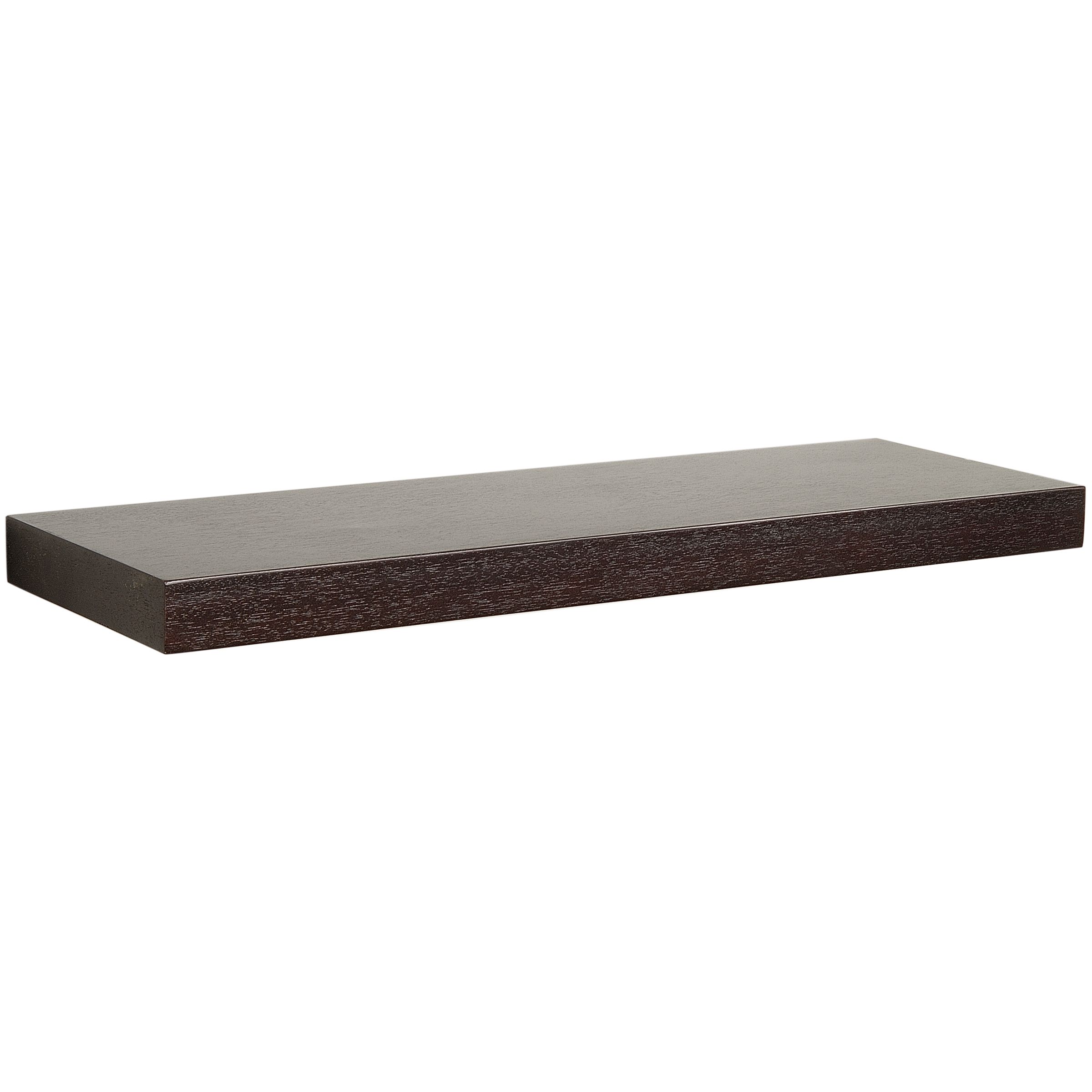 John Lewis Geo Chunky Shelf, Chocolate, L120cm at John Lewis