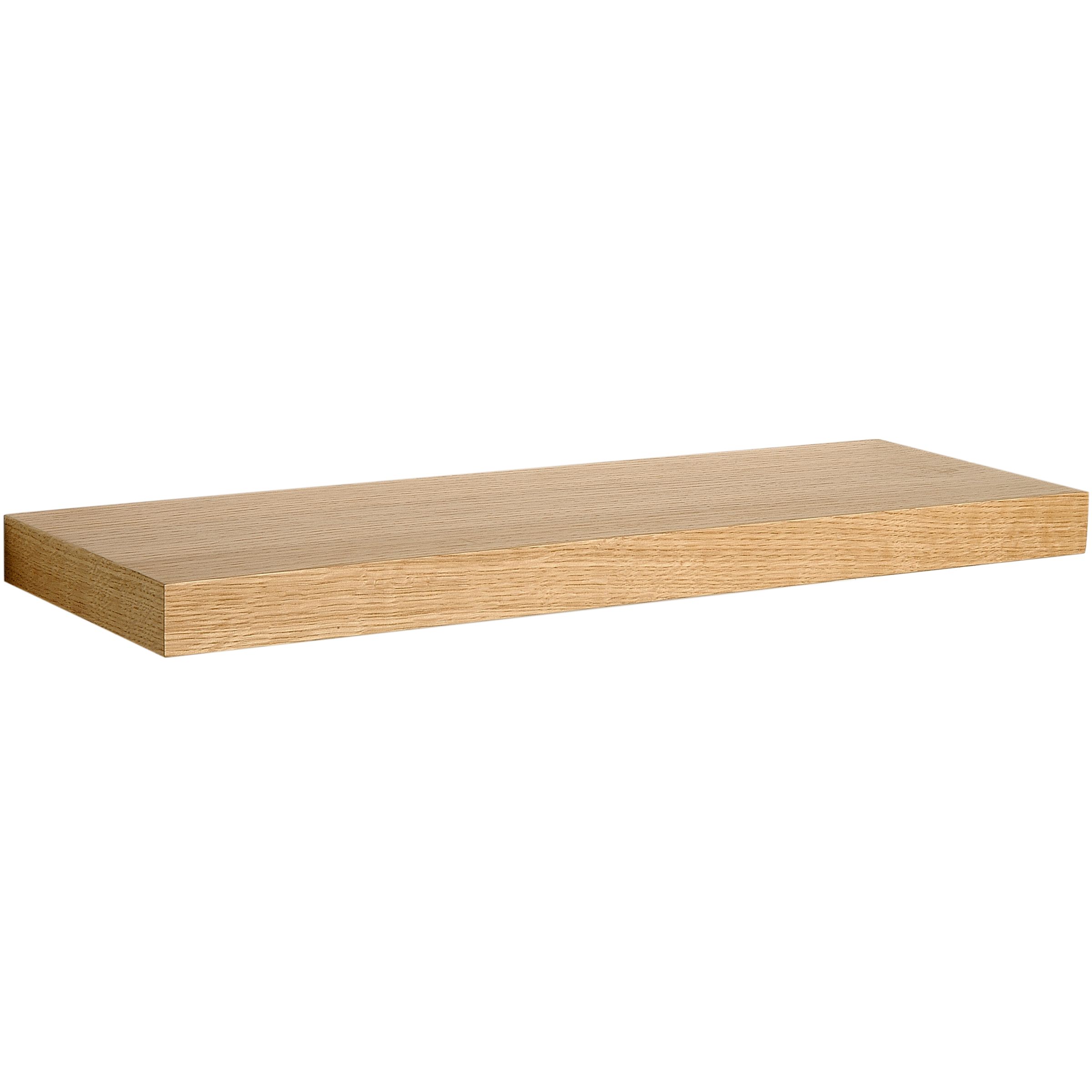 John Lewis Geo Chunky Shelf, Oak, L90cm