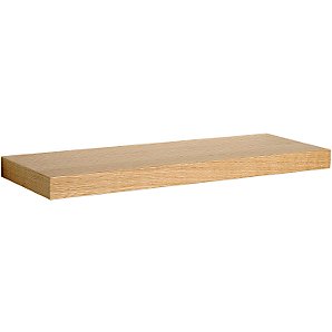 John Lewis Geo Chunky Shelf, Oak, L60cm