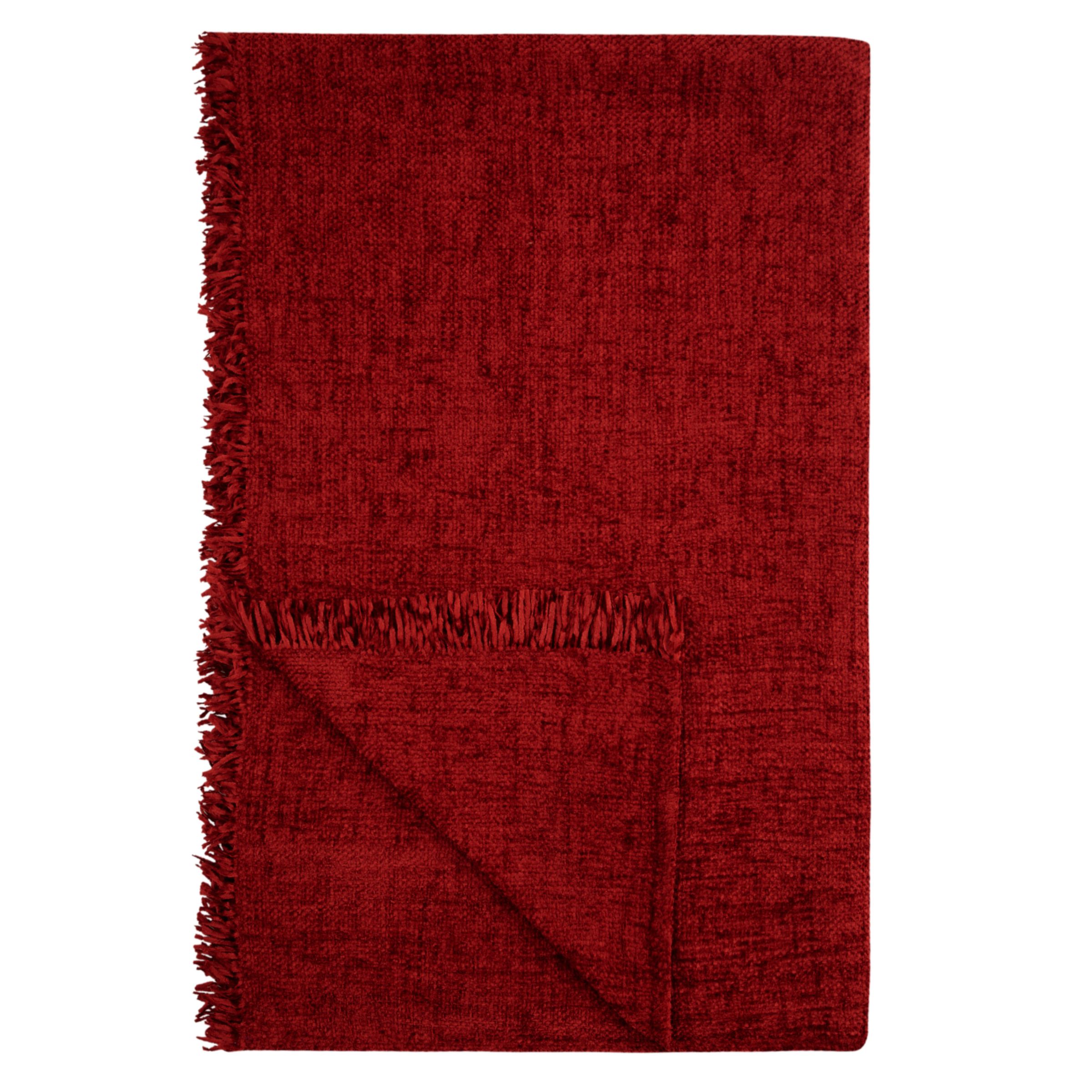 Roma Throw, Mulberry, L200 x W150cm at John Lewis Department Store