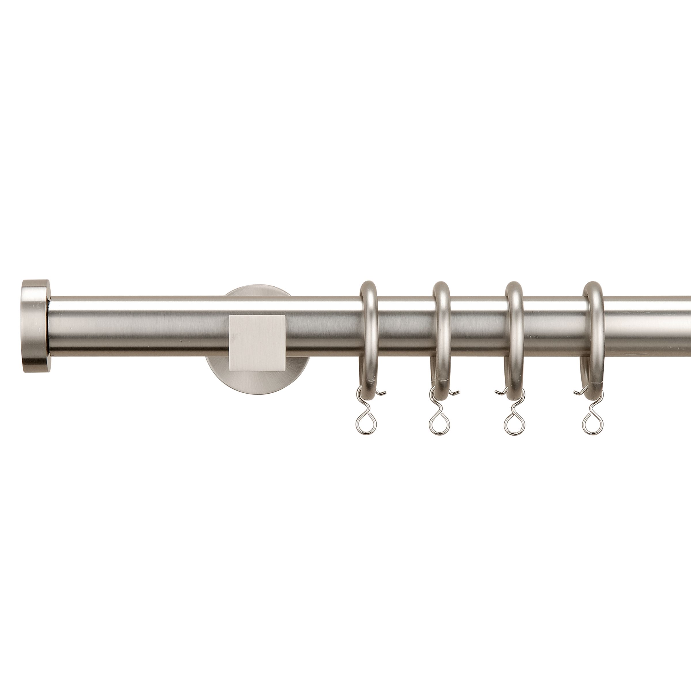 Nickel Plated Curtain Pole Kits,