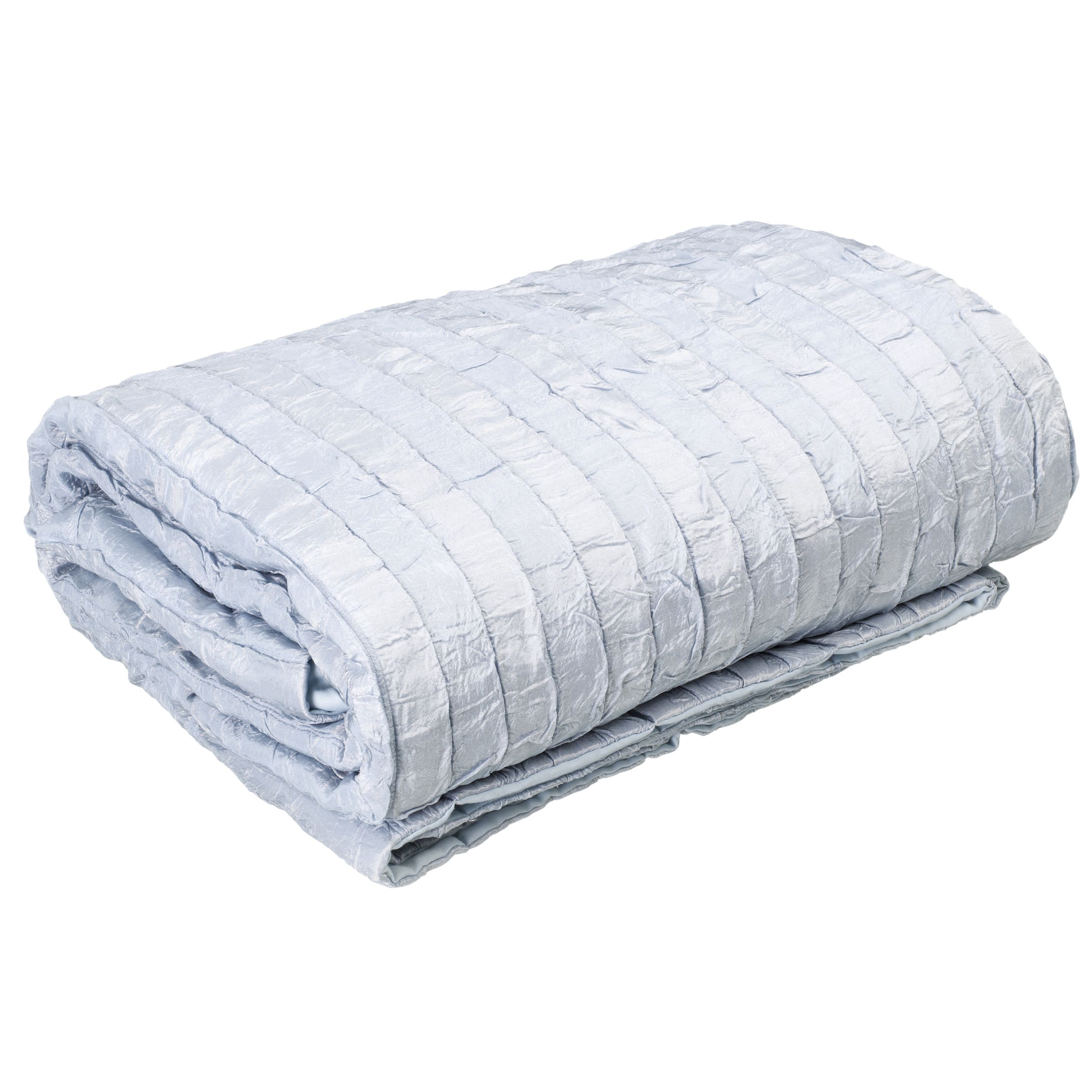 John Lewis Shimmer Bedspread Duck Egg Single