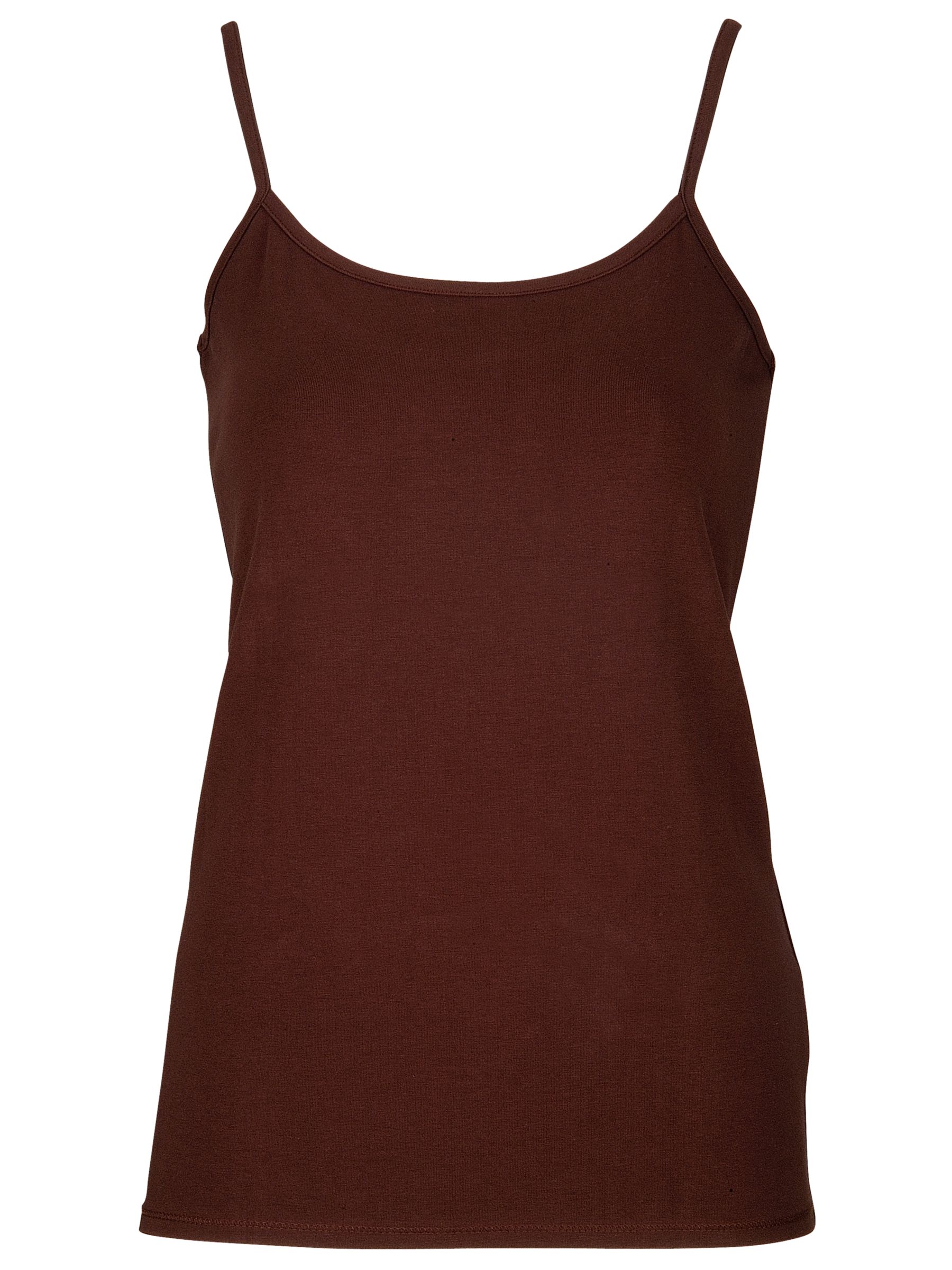 Vest Top, Chocolate, Size 18