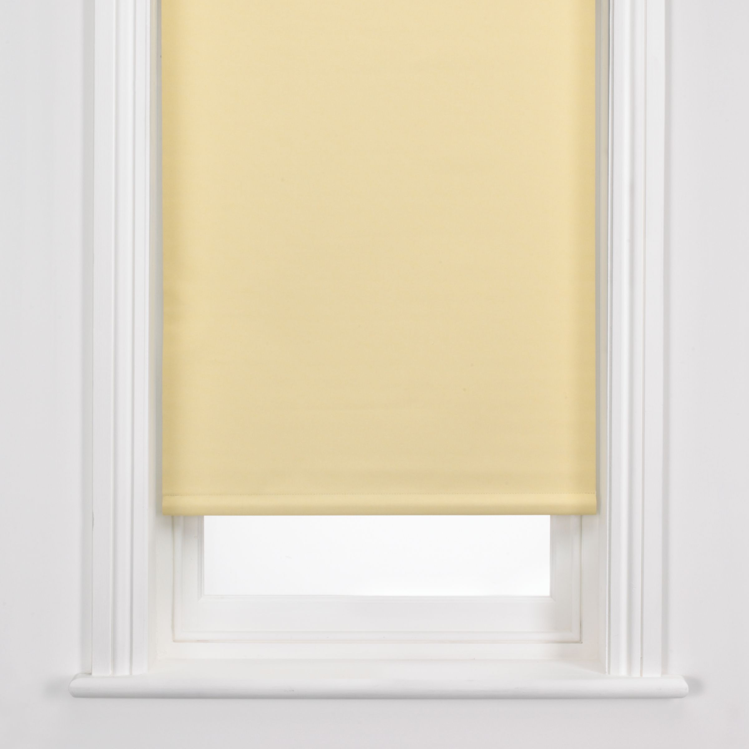 john lewis Blackout Roller Blind- Yellow- W61cm