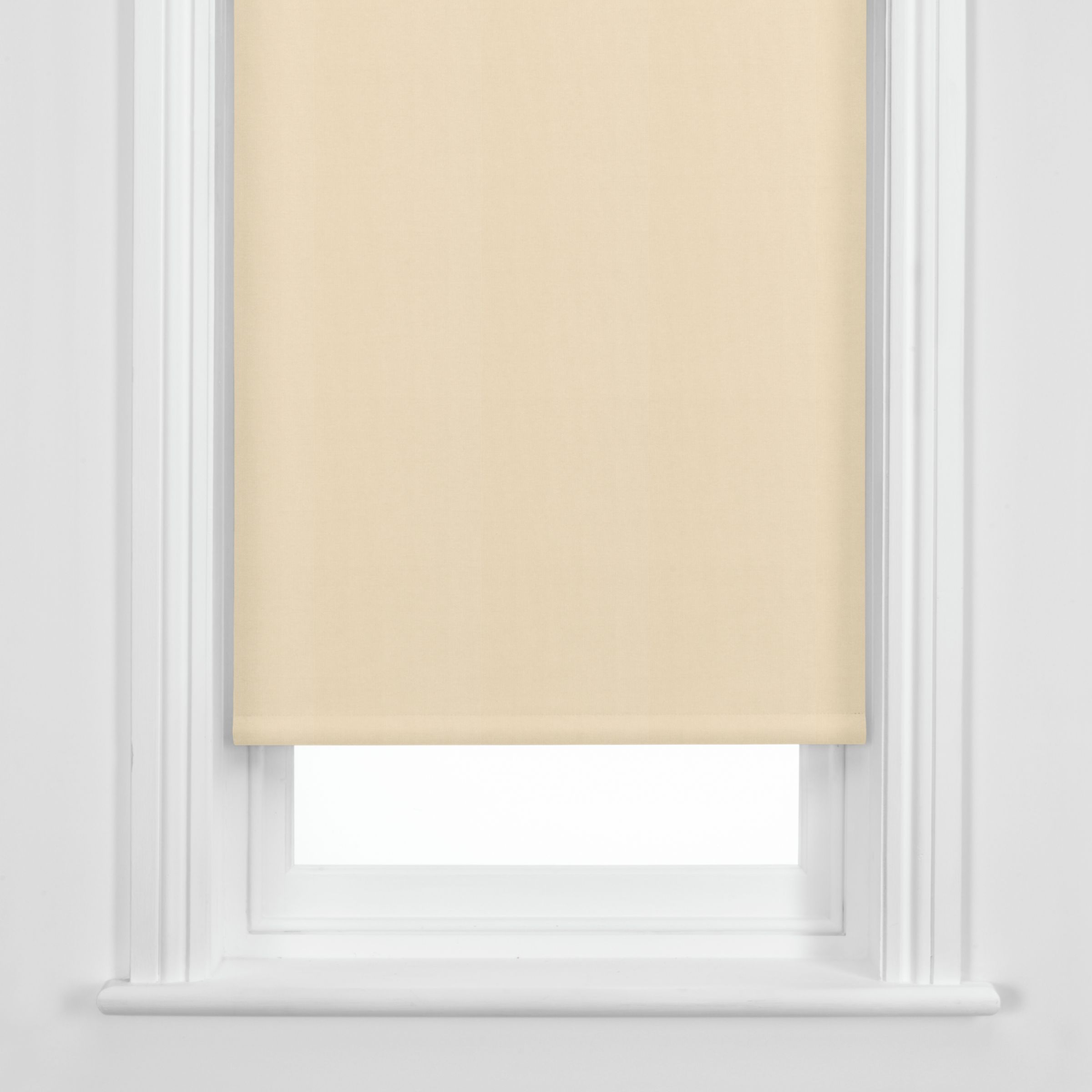 john lewis Blackout Roller Blind- Stone- W91cm