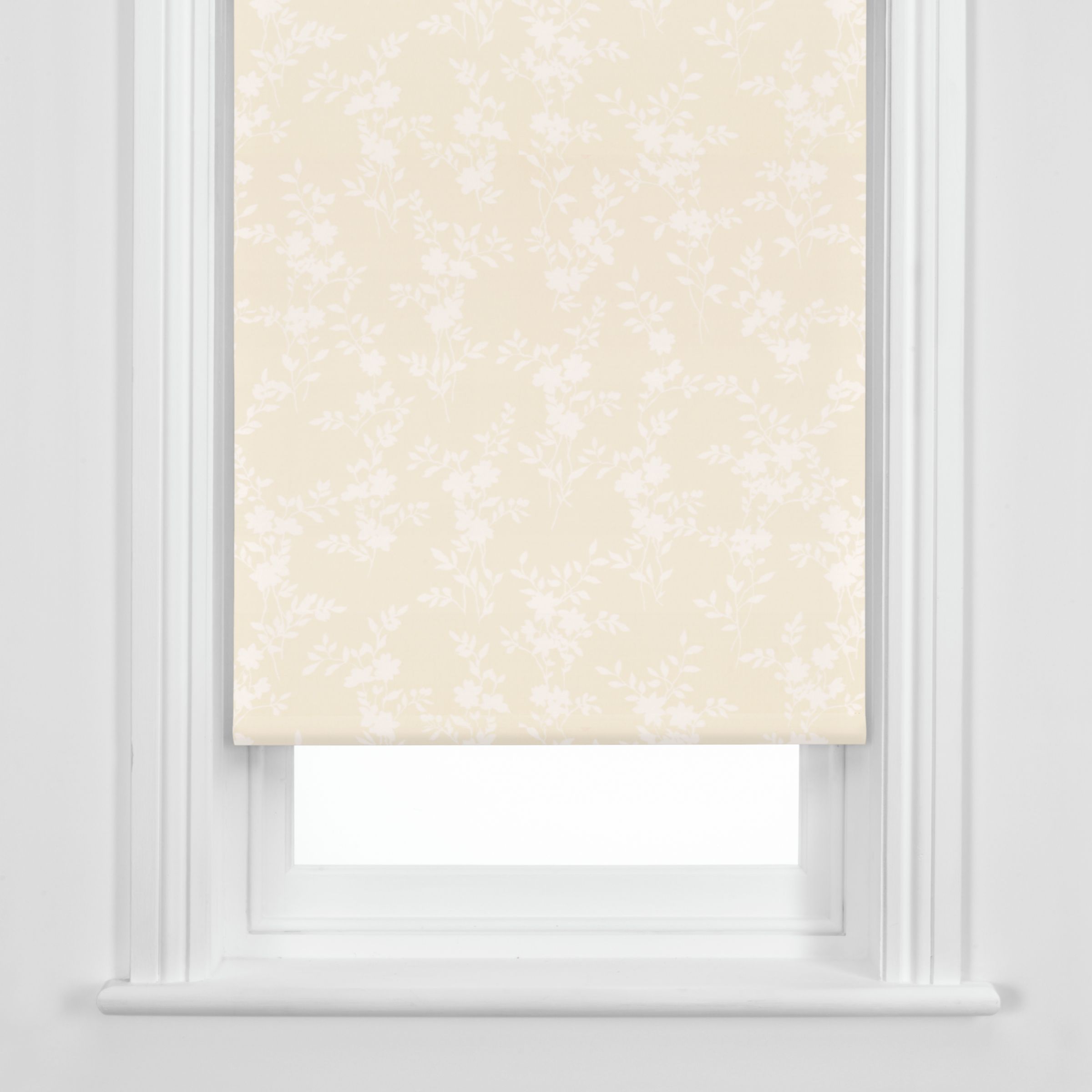 john lewis Vintage Flower Roller Blind- Ecru- W61cm