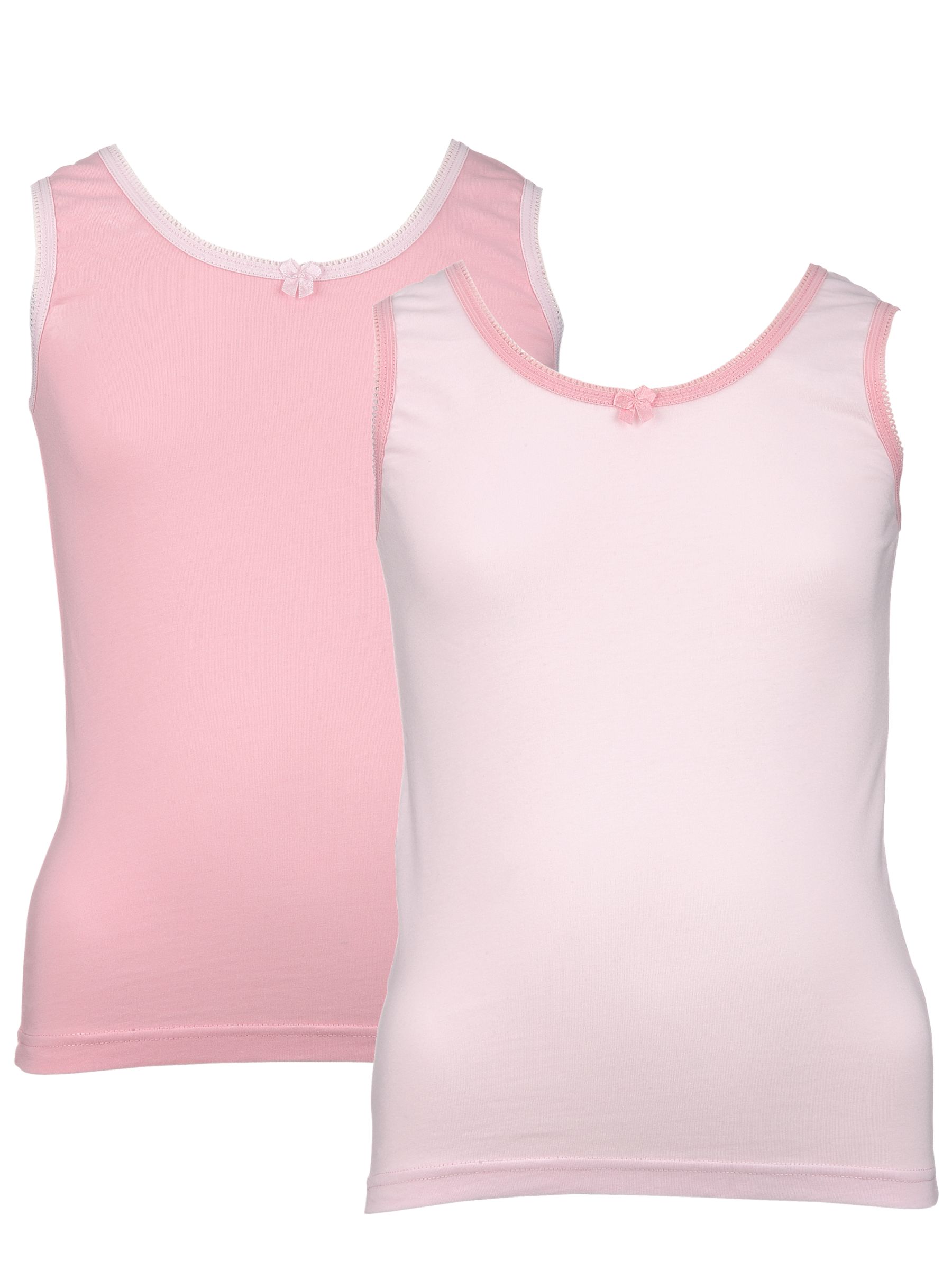 Girls' Vest Set, Pink, 4-5 Years