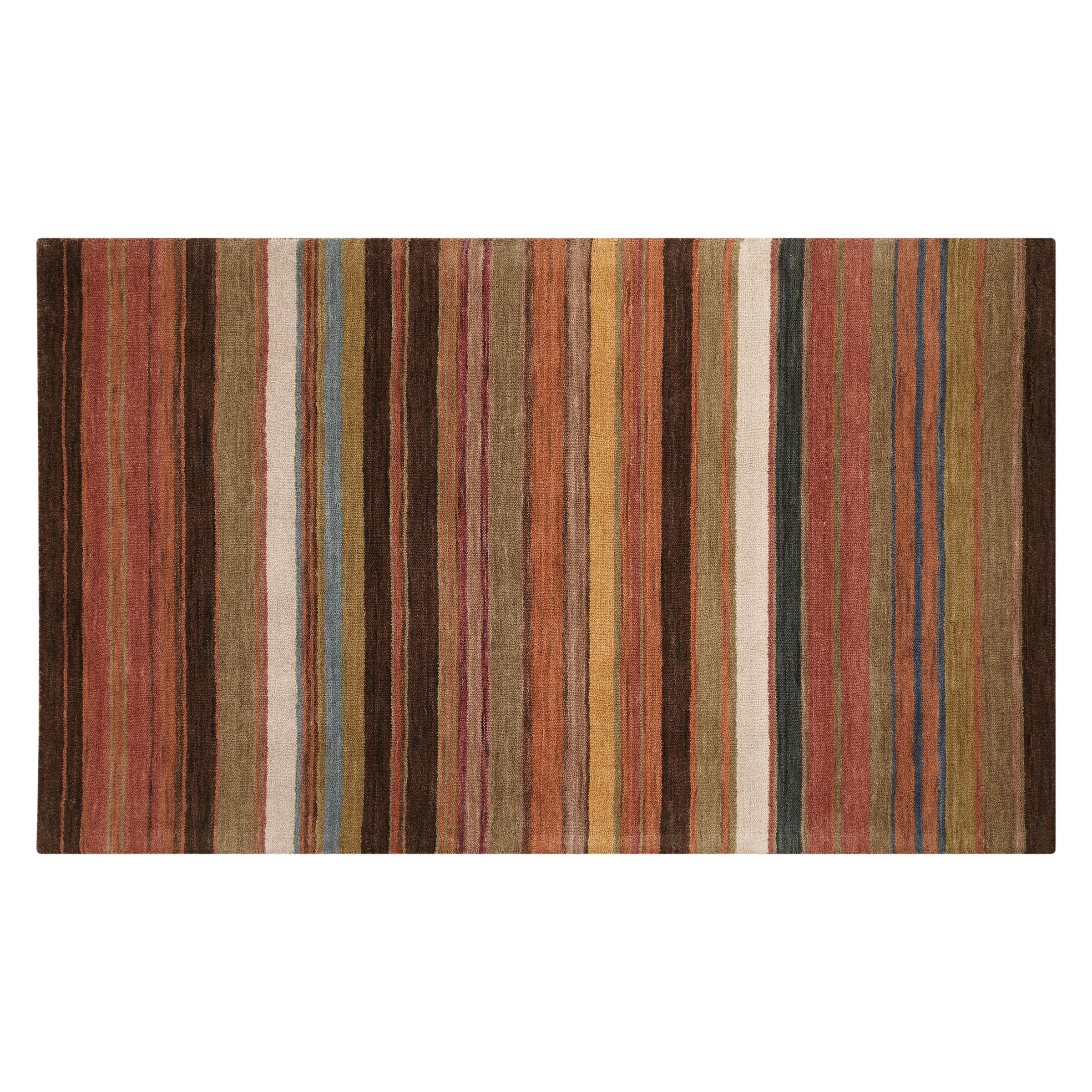 Multi Stripe Rug, Bold, W200 x L300cm at John Lewis