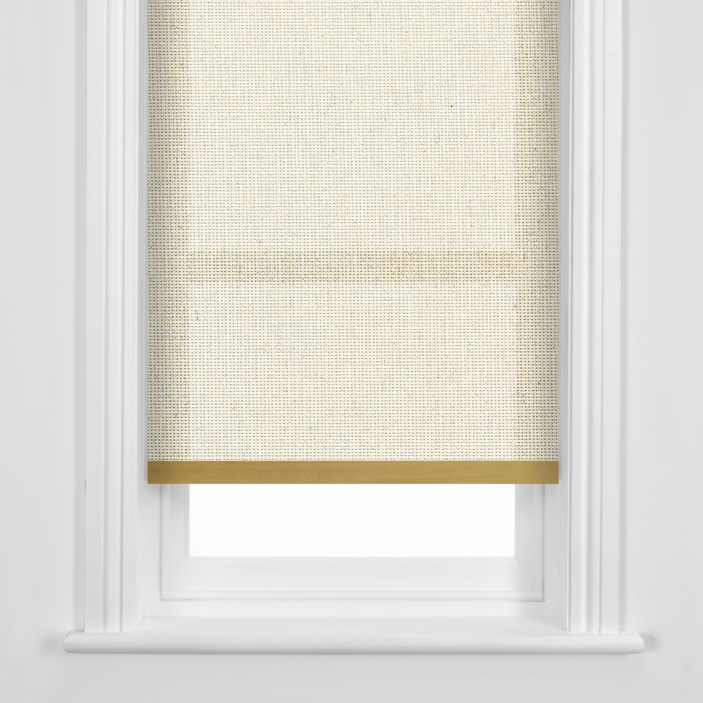 john lewis Open Weave Roller Blind- Oat- W183cm
