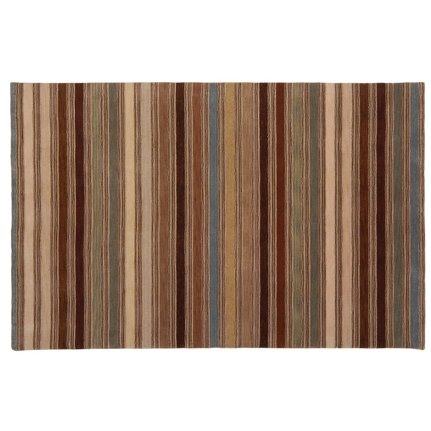 Multistripe Rug Cream Duck Egg W170 x L240cm