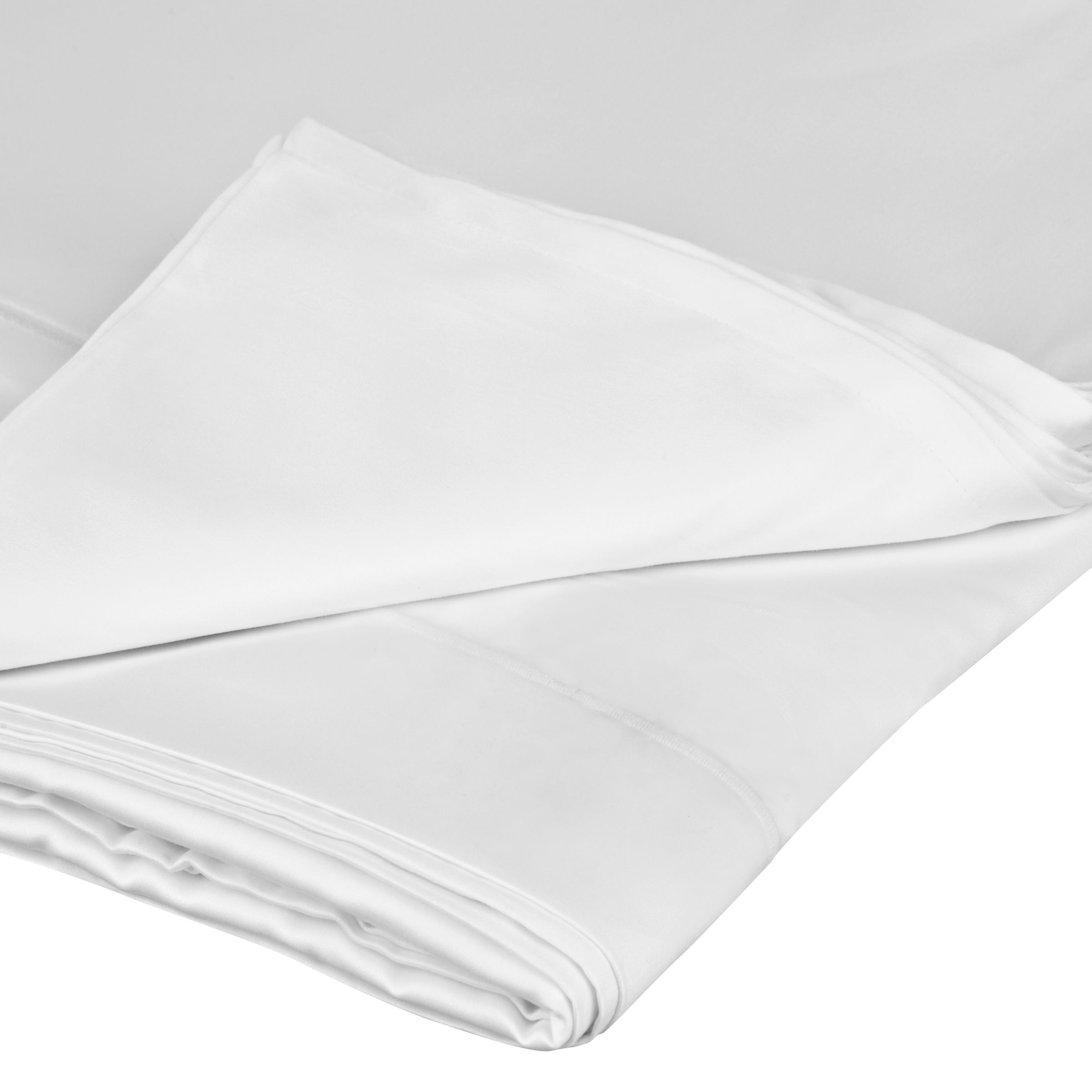 John Lewis Pima Cotton Flat Sheet White Double