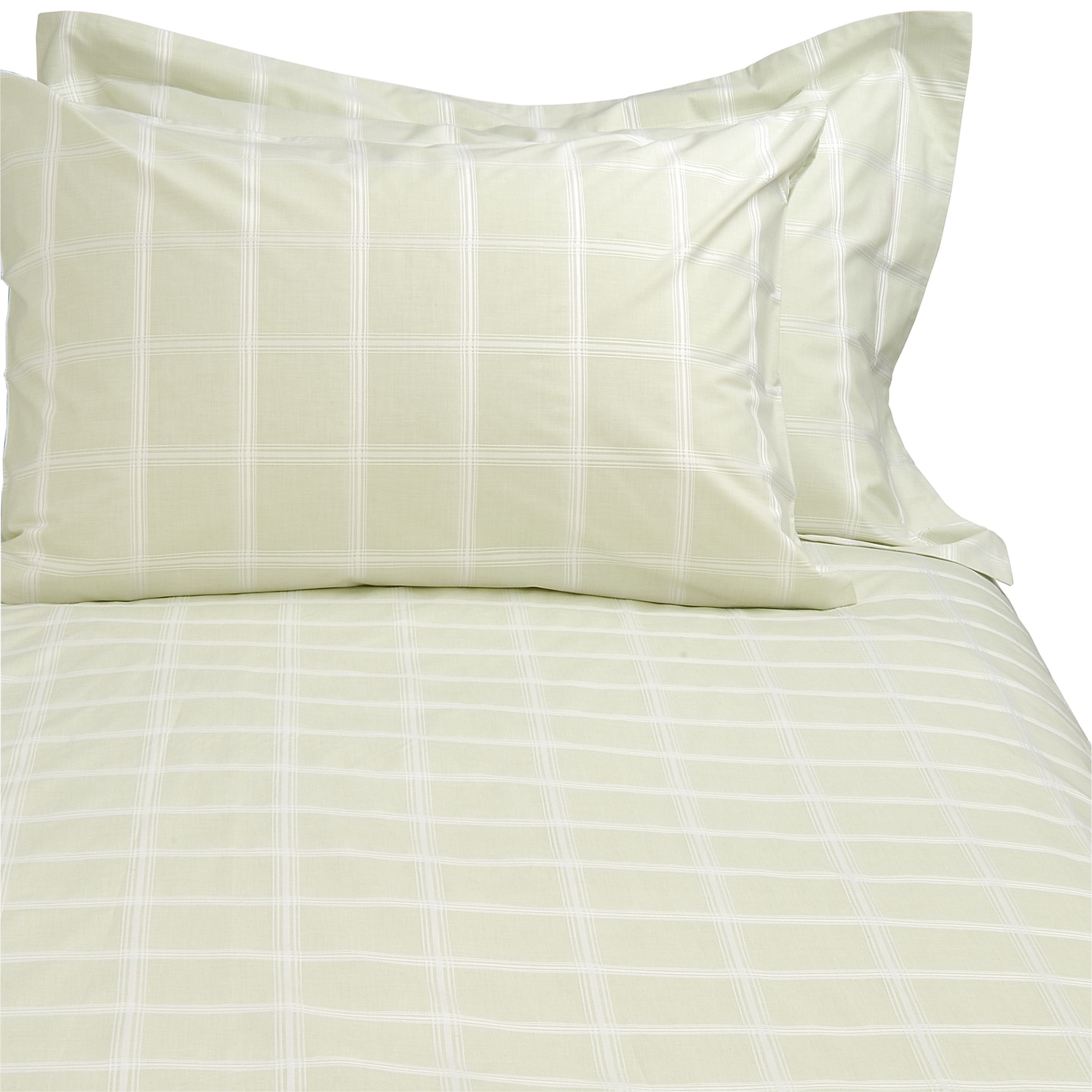 john lewis Boston Duvet Cover- Green- Super Kingsize