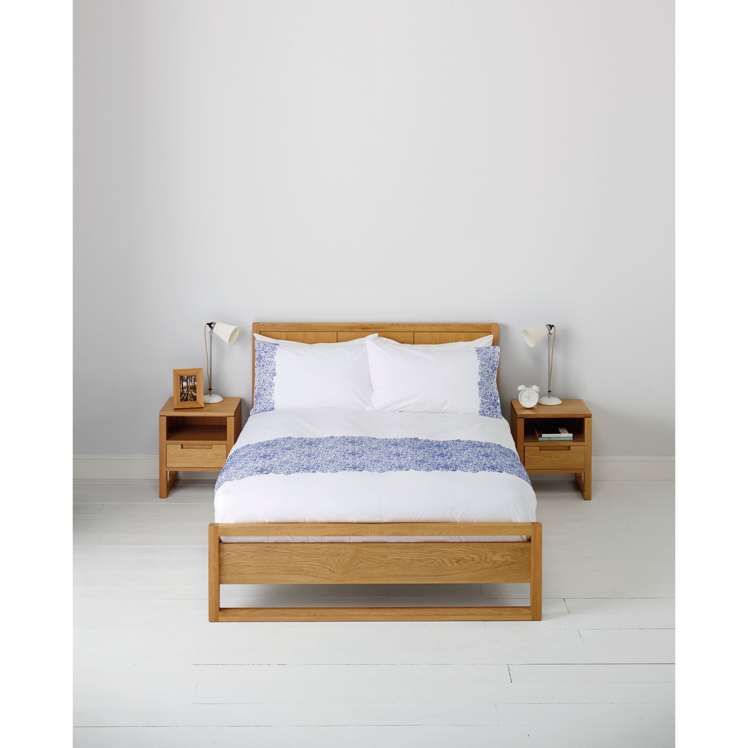 john lewis Kansas Duvet Cover- Blue- Single