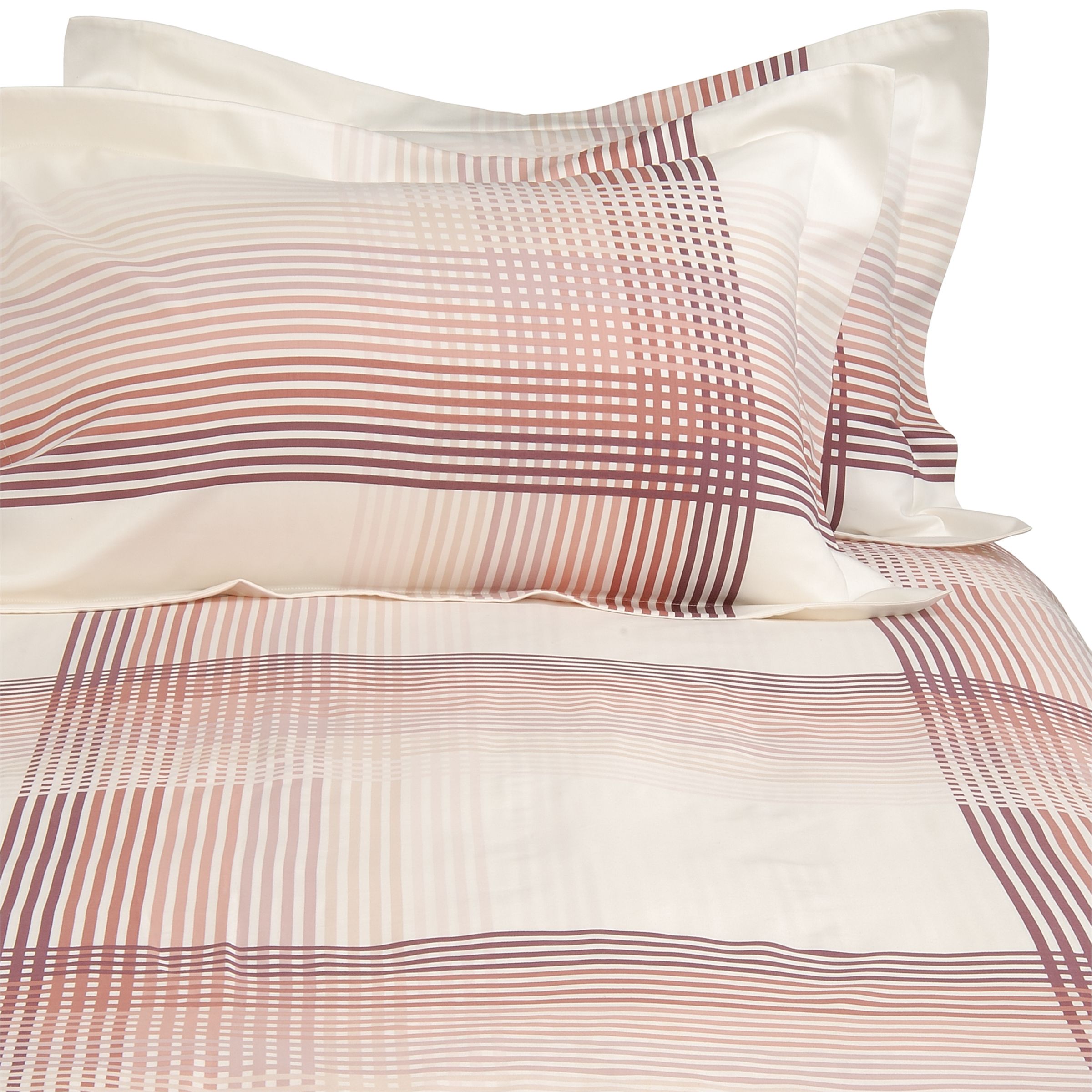 john lewis Kansas Duvet Cover- Terracotta- Single