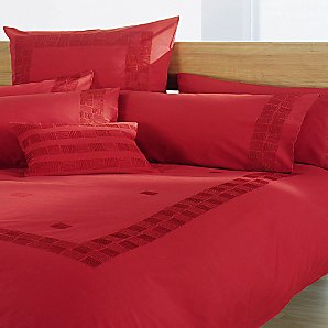 john lewis Mosaic Duvet Cover- Soft Red- Double
