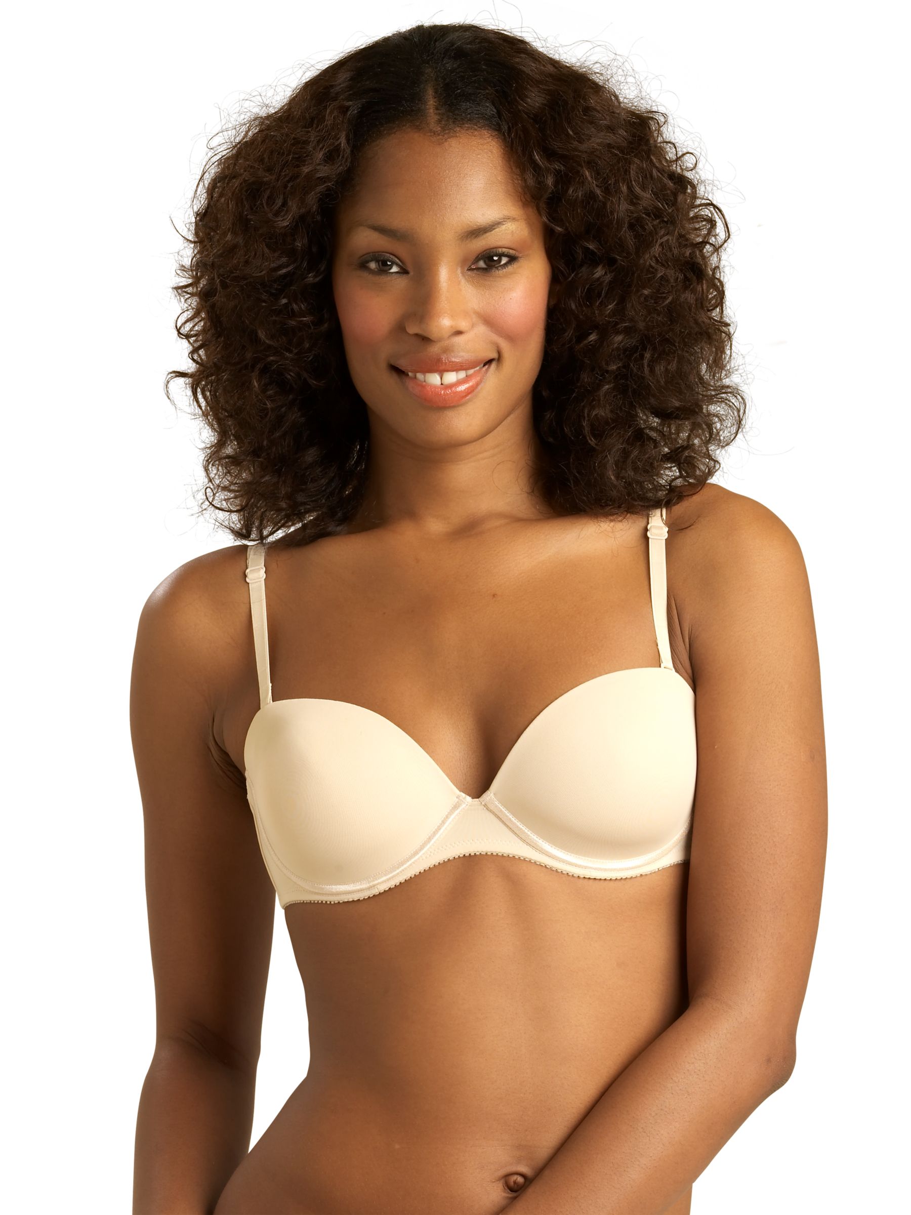 john lewis Multi 5 Way Smooth Bra, Beige, 36D