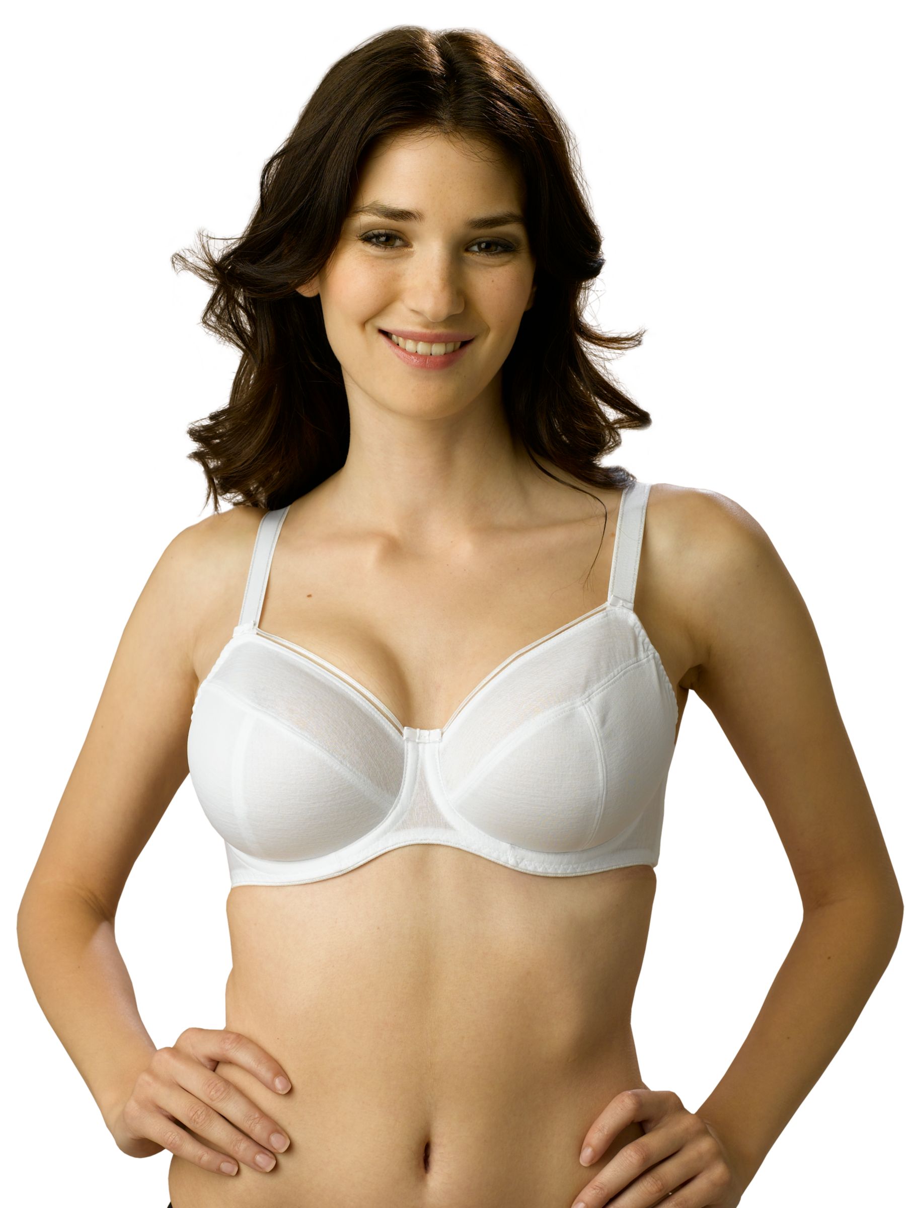 freya Senses Balcony Bra, White, 34DD