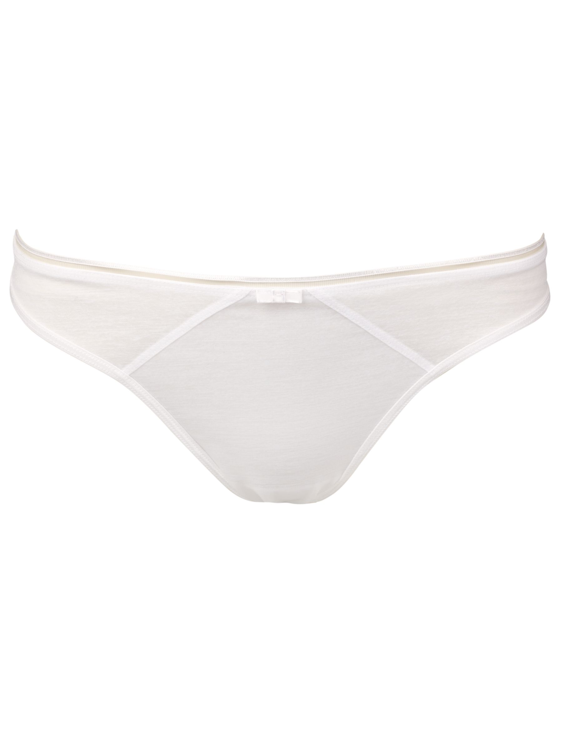 Freya Senses Low Waisted Thong, White, Medium