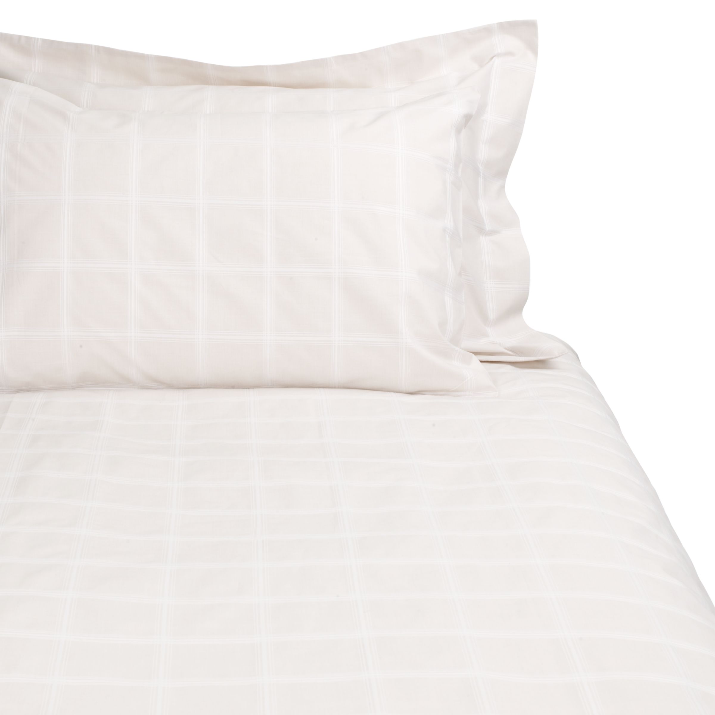 John Lewis Boston Standard Pillowcase, Natural
