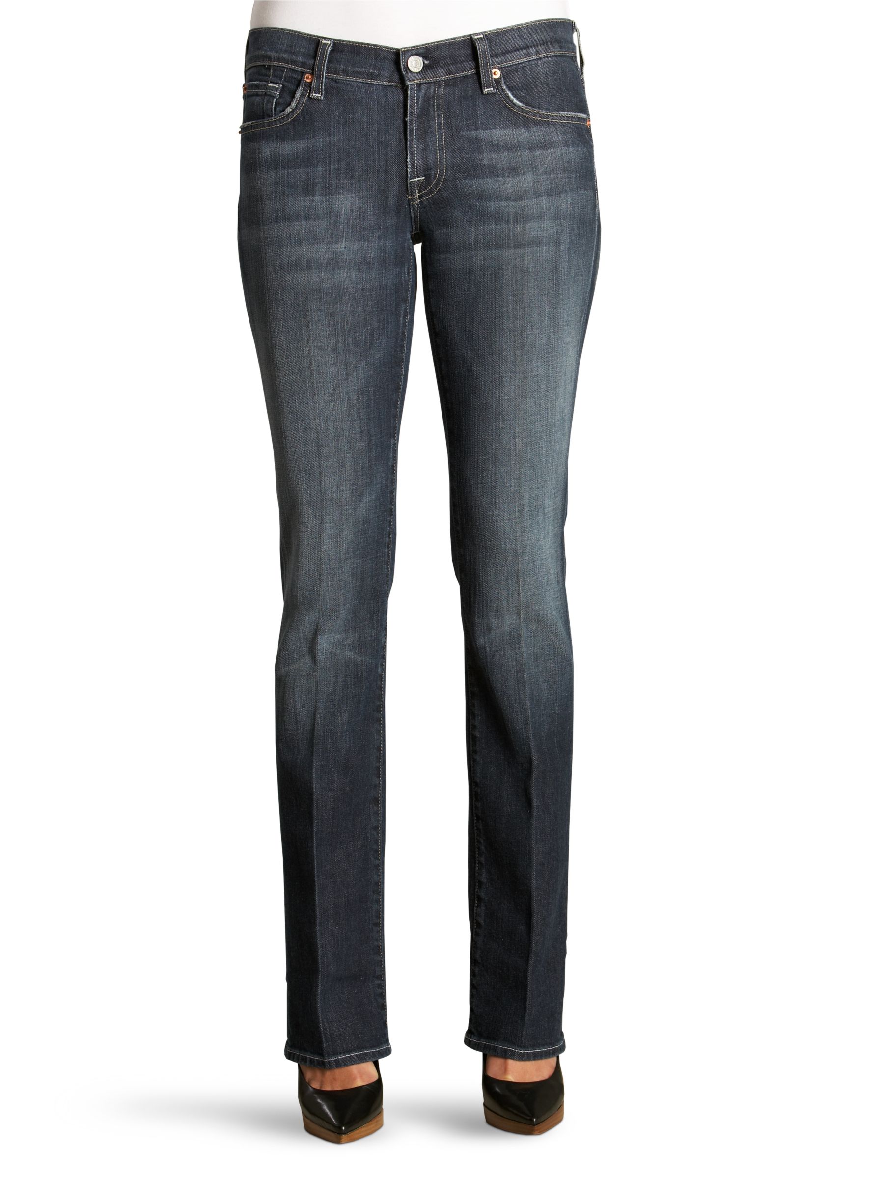 7 For All Mankind 7 Straight Leg Jeans, New York Dark, W32/L34