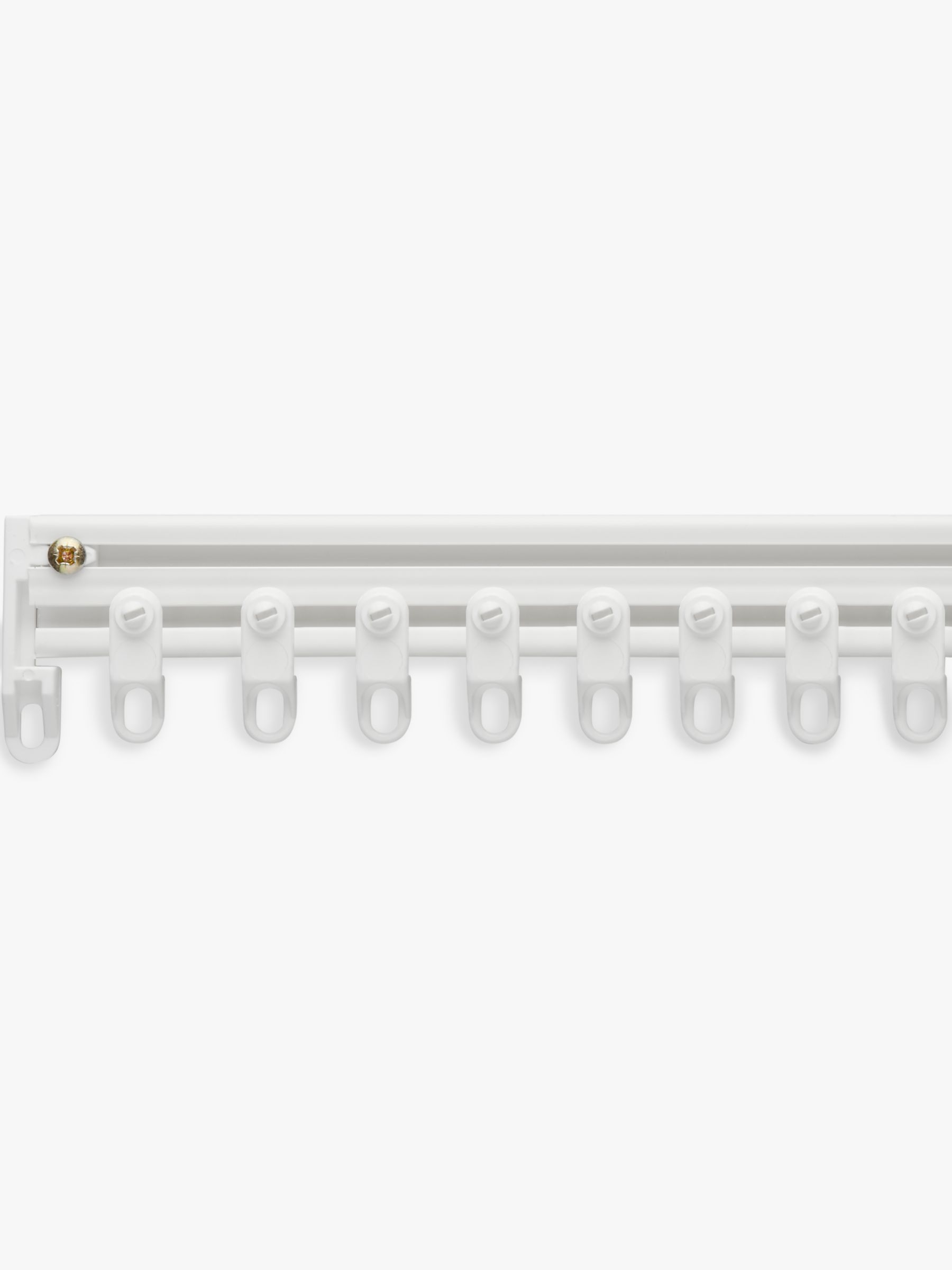PVC Uncorded Curtain Track, L250cm