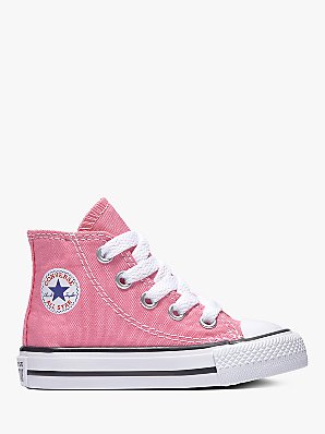 Converse All Star Core-Hi Trainers, Pink, Size 1 Adult