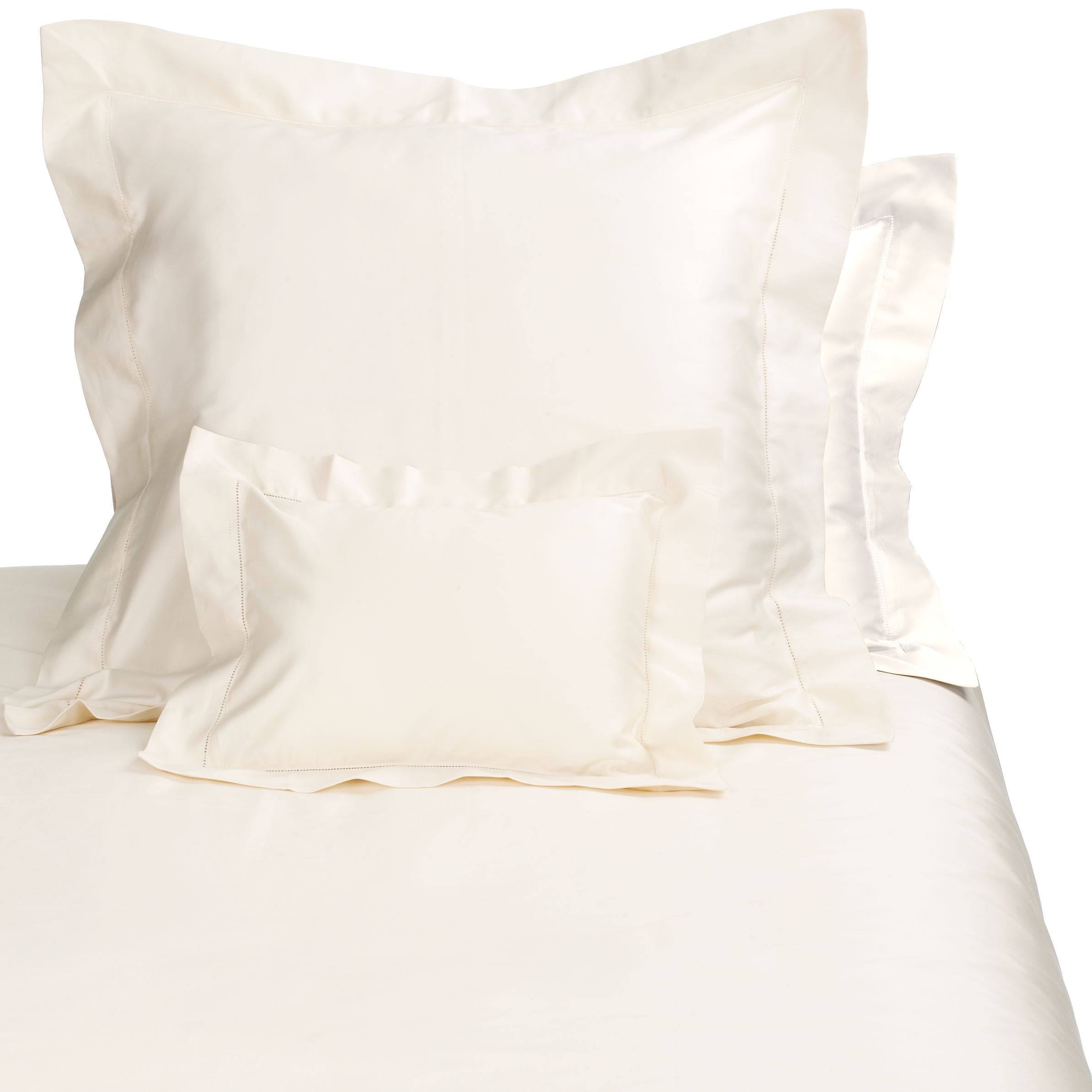 John Lewis Egyptian Cotton Satin Pillowcases, Champagne