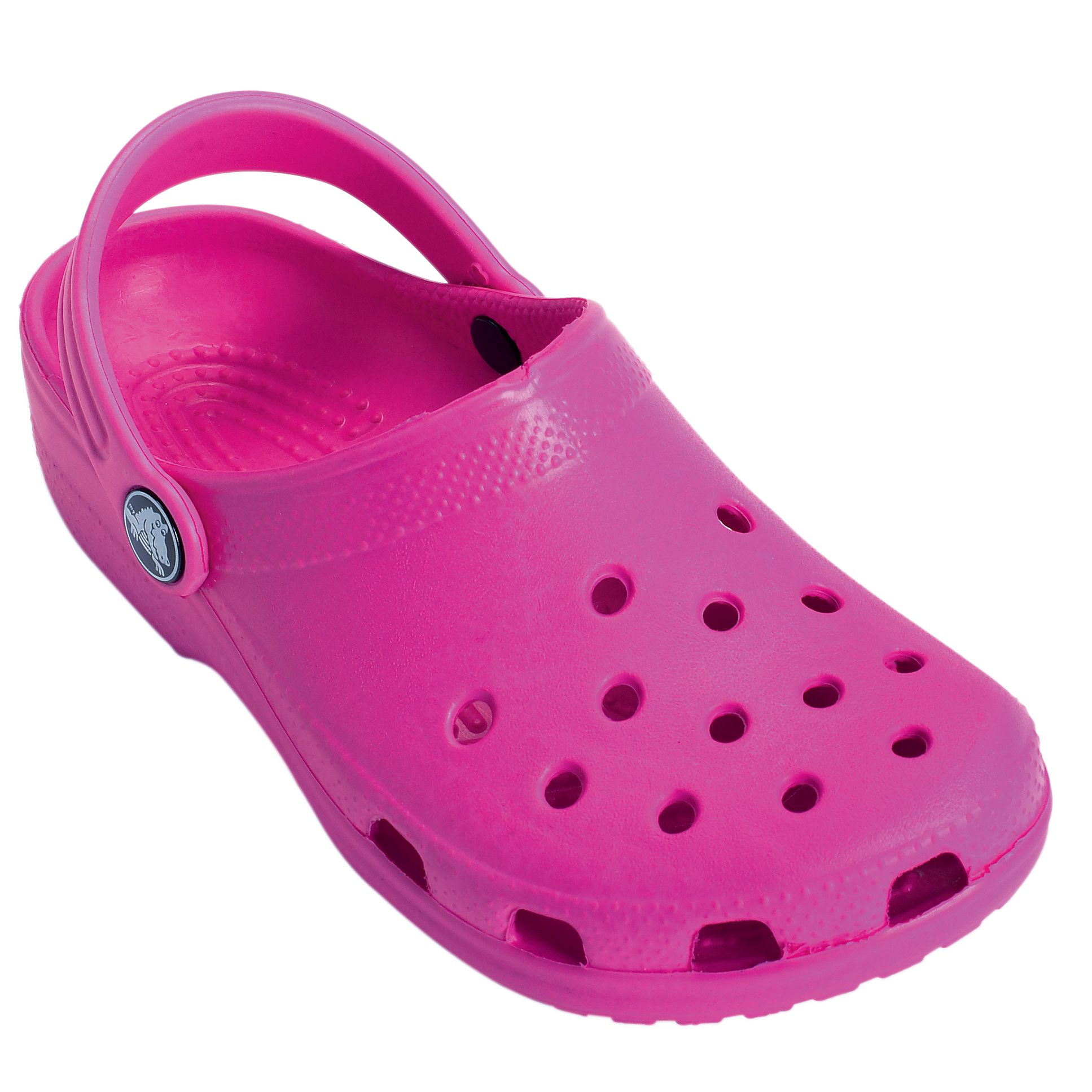 Crocs Cayman, Fuchsia, Size 2 Adult