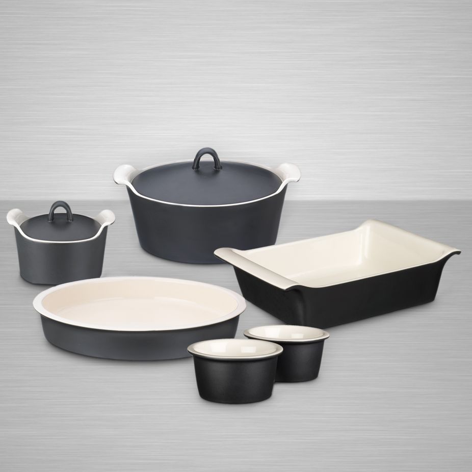 John Lewis Ceramic Cookware, Black