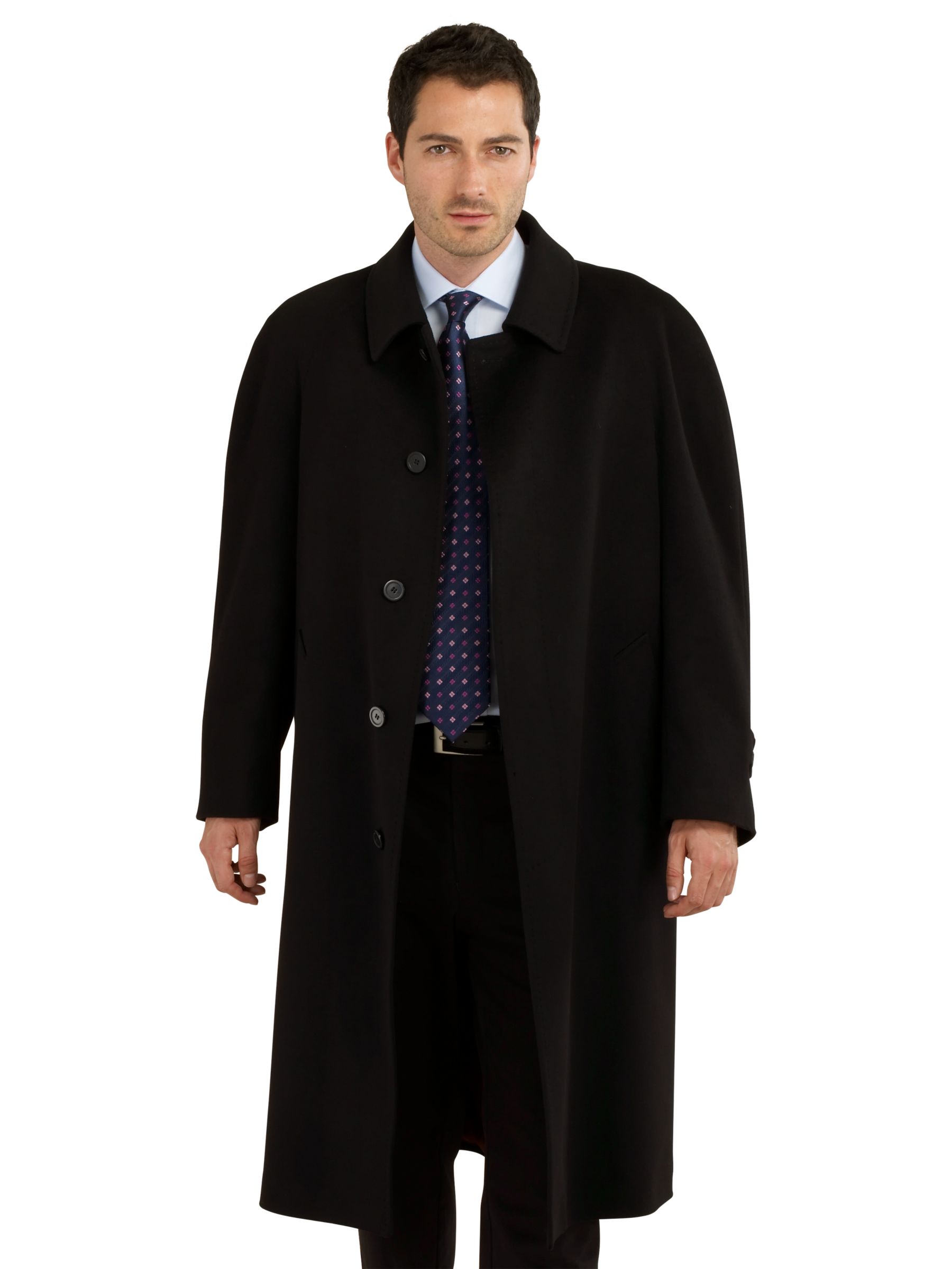 John Lewis Cashmere Coat Black Small