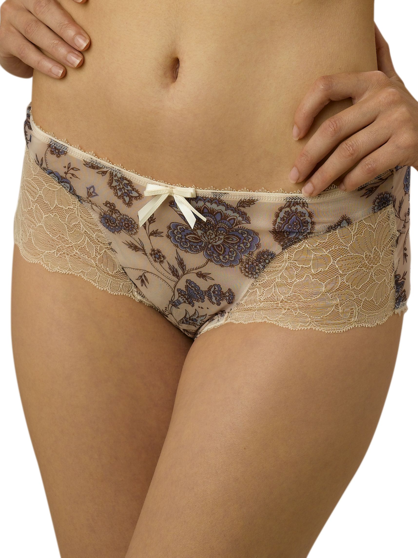 Fantasie Willow Shorts CreamBlue Small