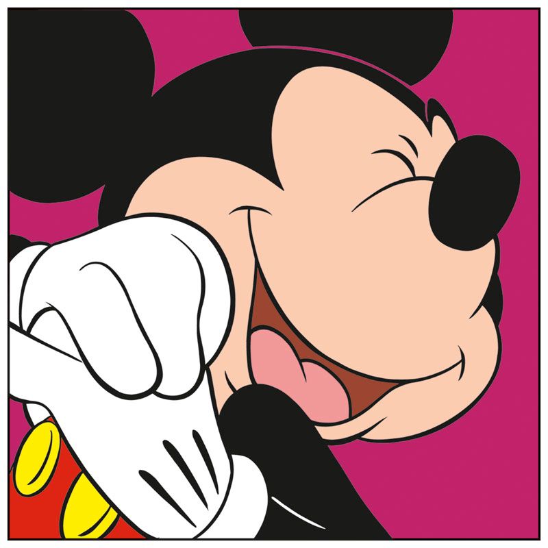 Mickey Mouse Canvas, 110 x 110cm