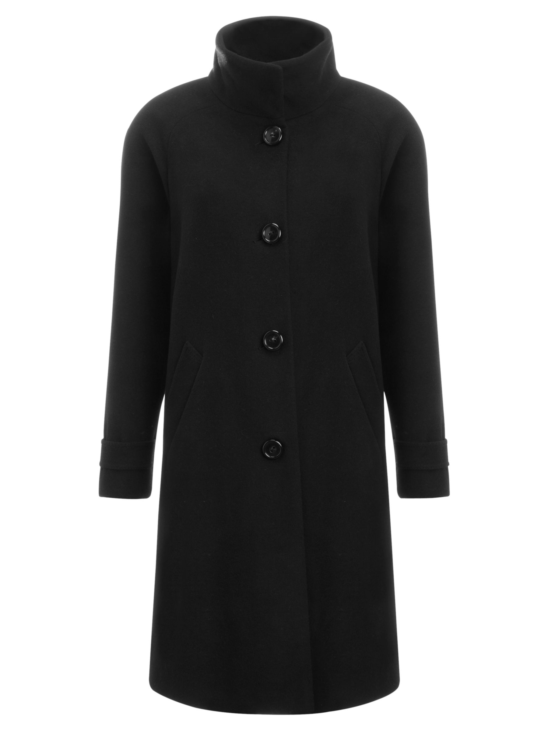 John Lewis Swing Coat, Black at John Lewis